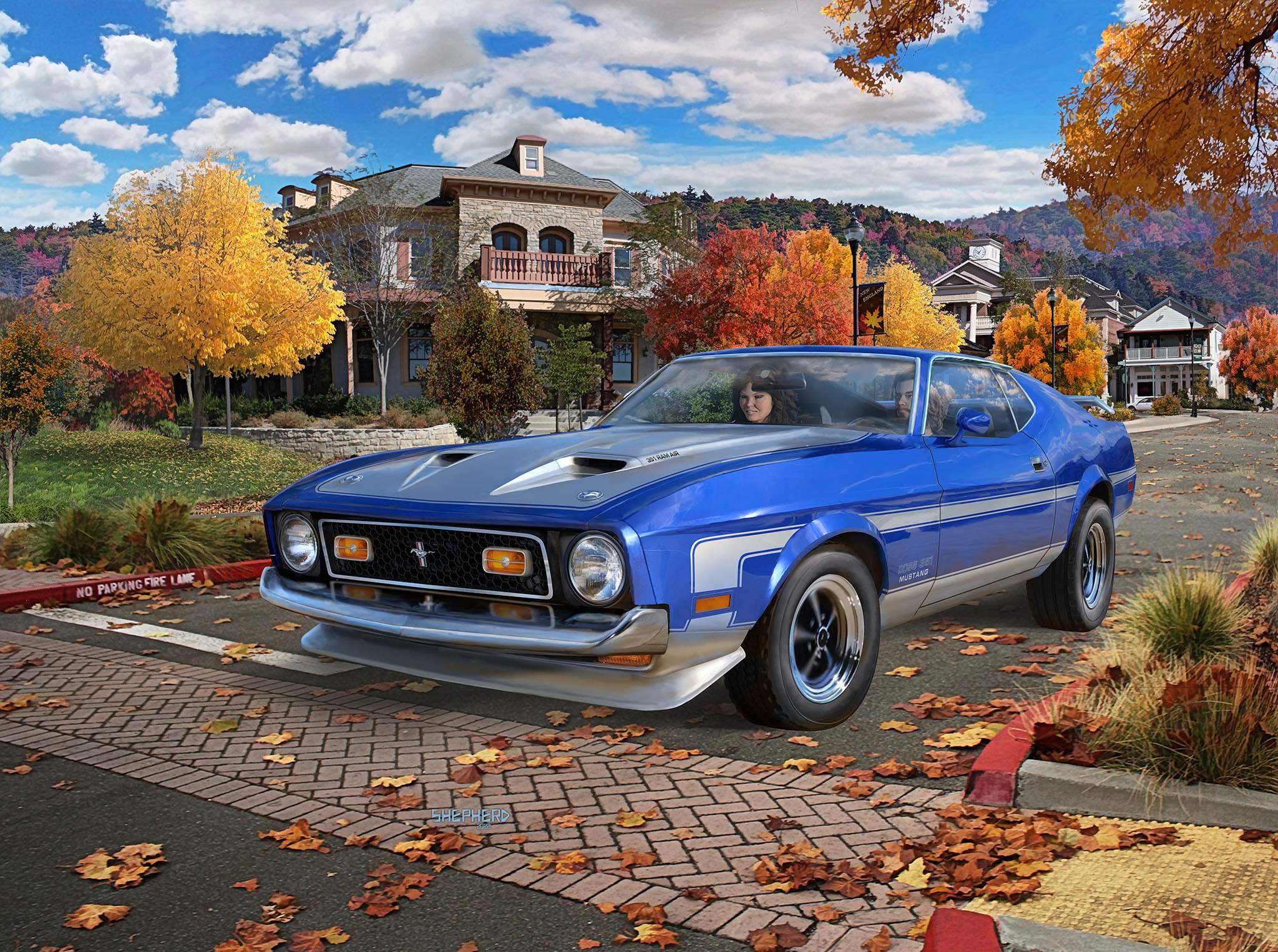 Revell® Modellbausatz »71 Ford Mustang Boss 351«, 1:25