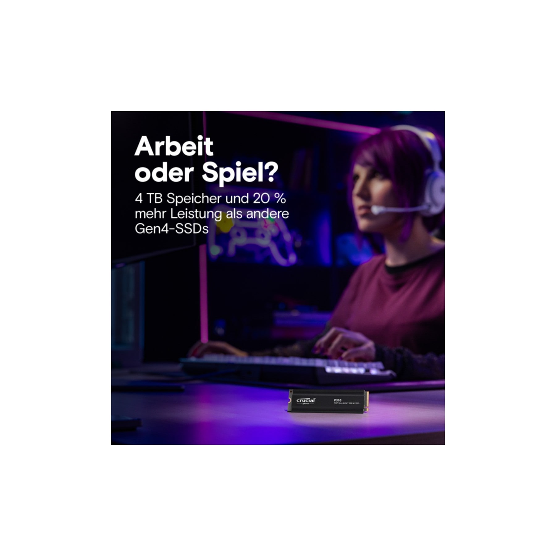 Crucial interne SSD »P310«