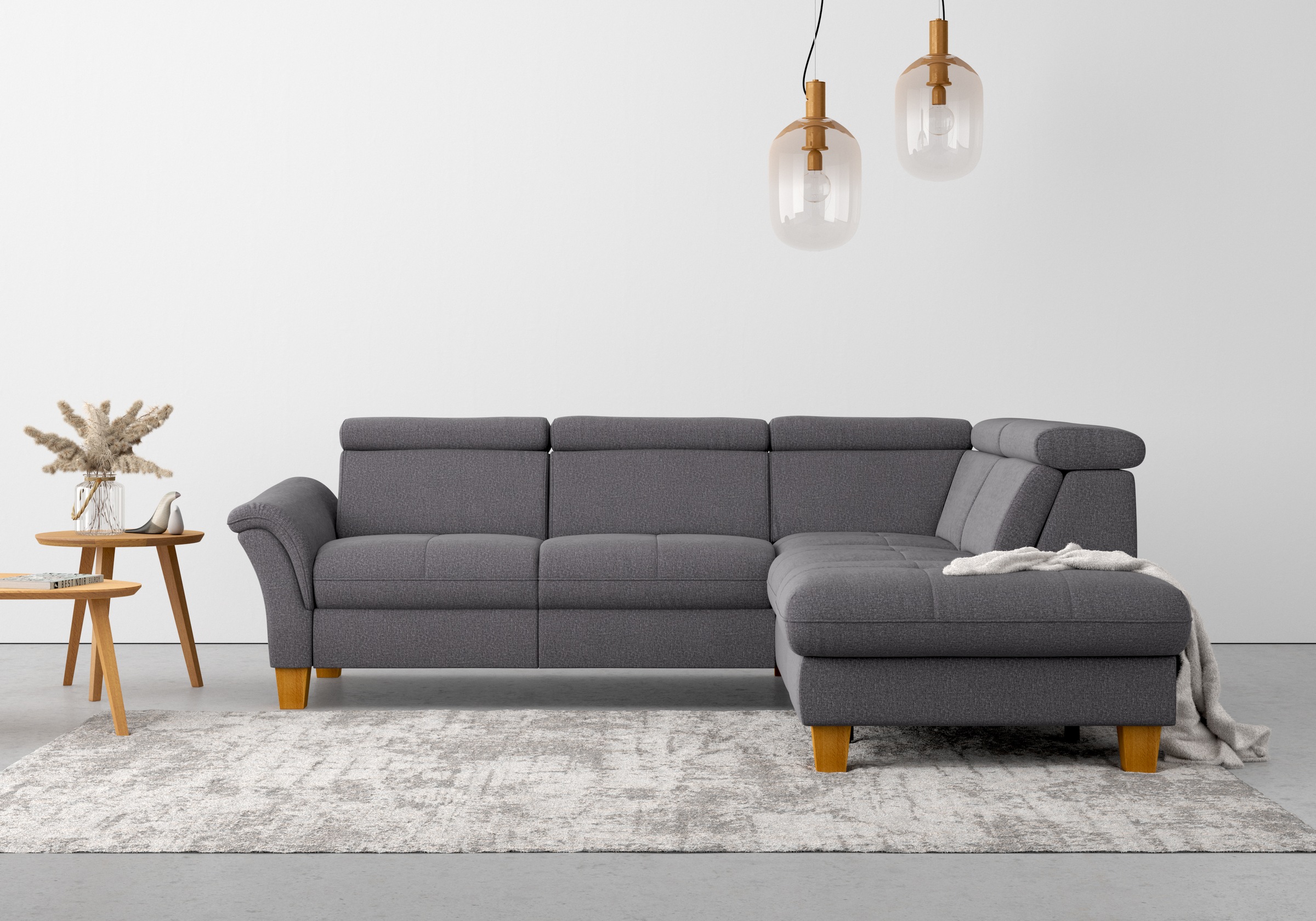 Home affaire Ecksofa »Lindgren L-Form« wahlweise mit TV-Funktion, Stauraum und Kopfteilverstellung