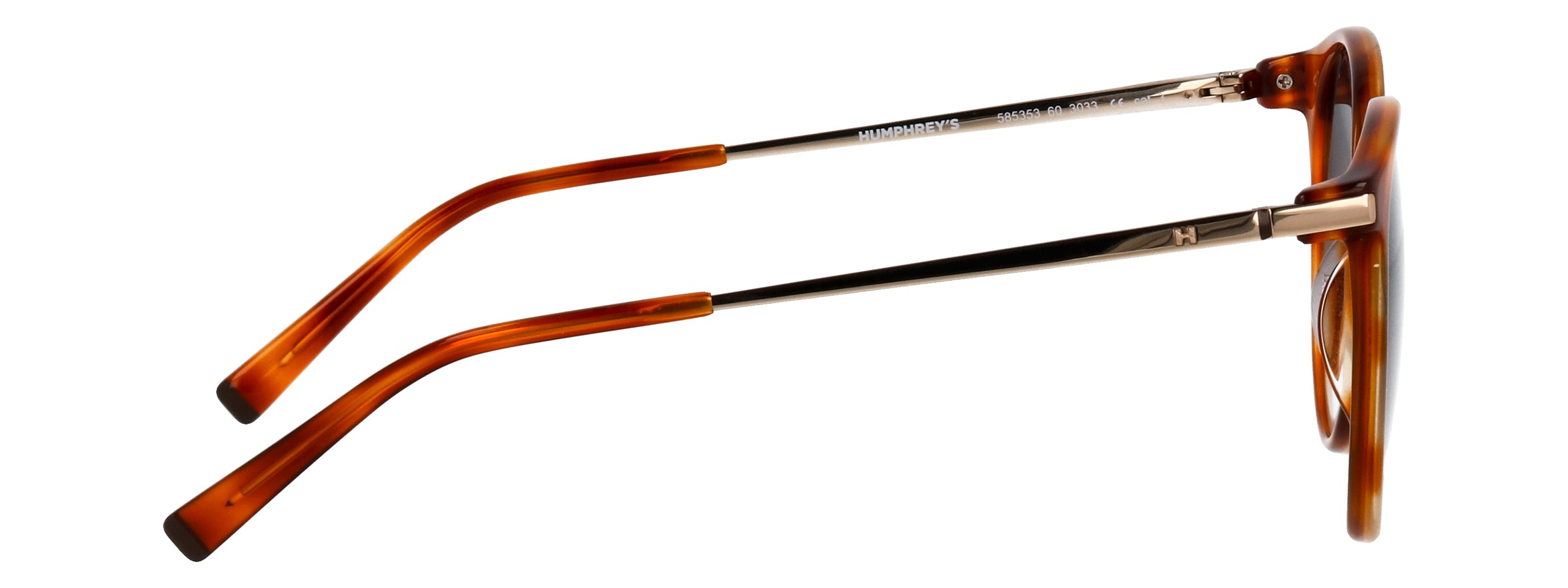 HUMPHREY´S eyewear Sonnenbrille »Modell 585353« Form Panto, Logoschriftzug auf Bügel, Kombifassung