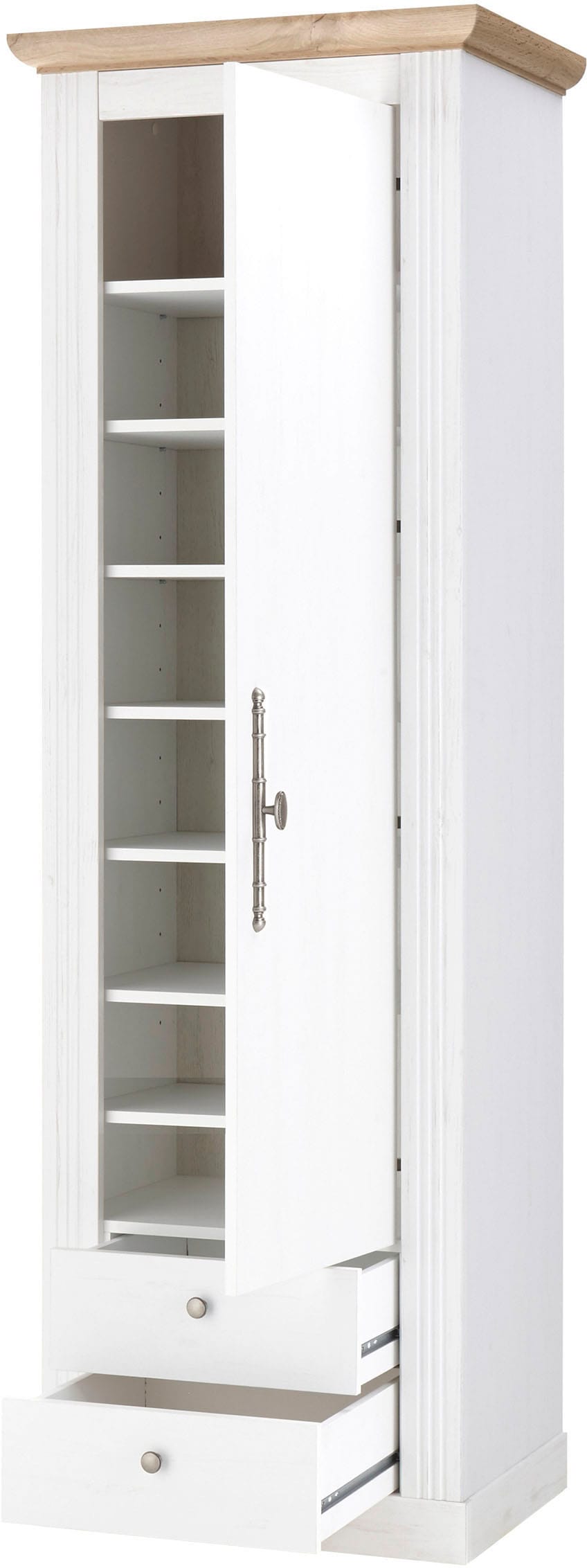 Home affaire Schuhschrank »WESTMINSTER BESTSELLER!«, (Höhe ca. 203 cm), im romantischen Landhausstil