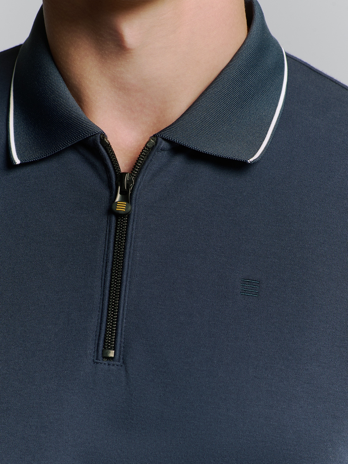 NO EXCESS Poloshirt »No Excess Poloshirt Polo Liquid Finished Cotton«