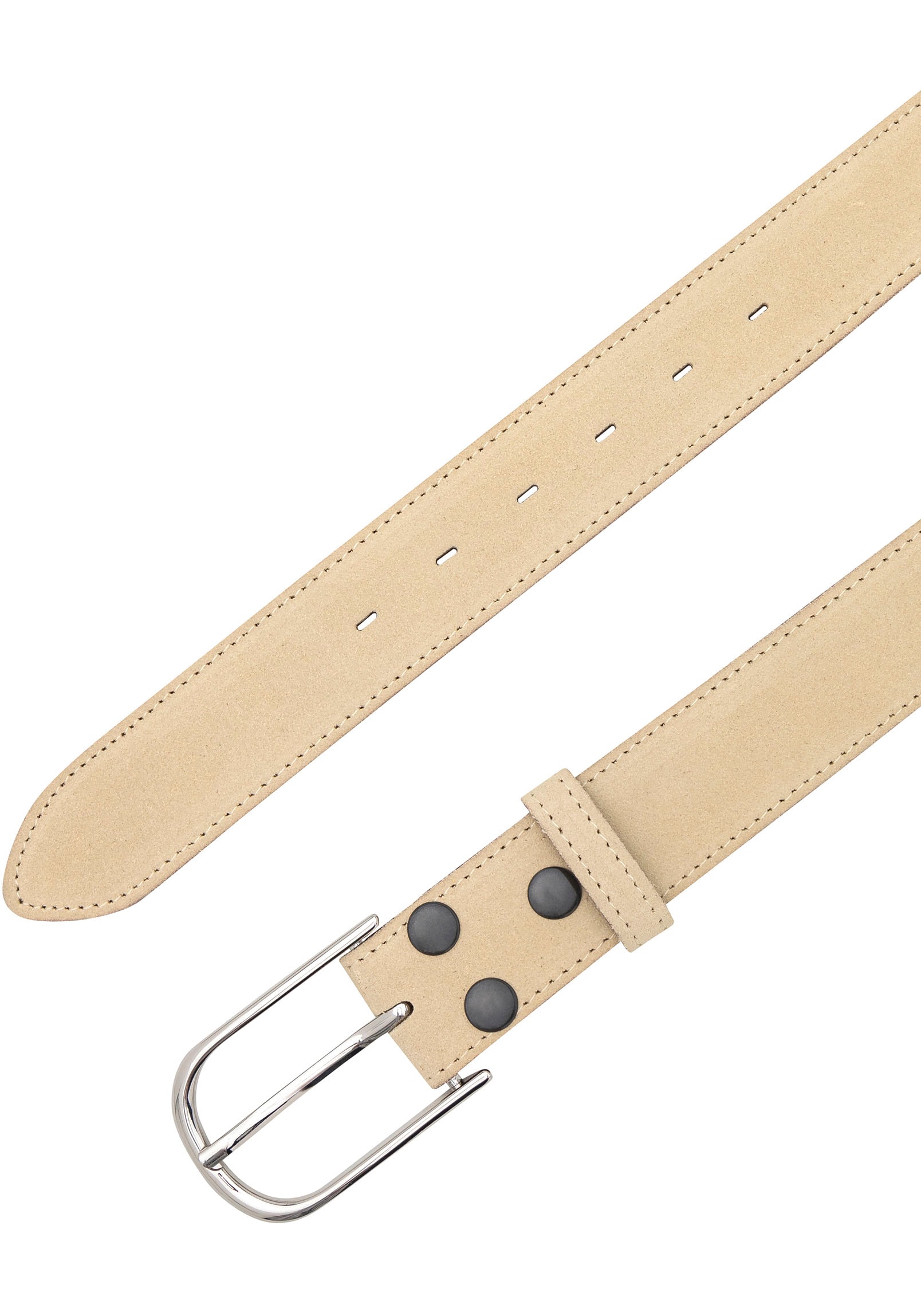 Rettungsring Gürtel Ledergürtel mit austauschbarer Schließe »Filigran Silber«