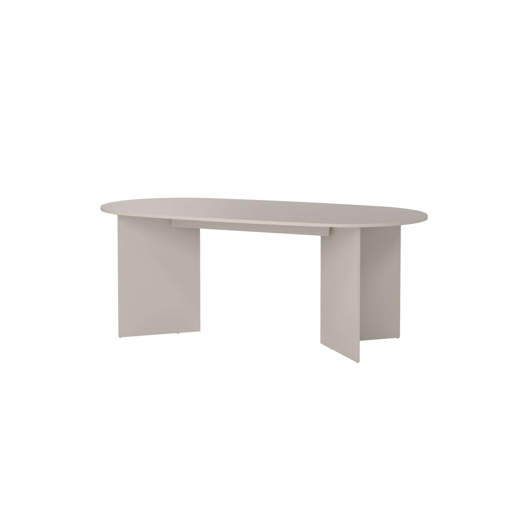 Home affaire Esstisch »FAMILY - eleganter & ovaler Tisch in kaschmir, Made in Denmark« Pflegeleichte Oberfläche im zeitlosen und skandinavischen Design