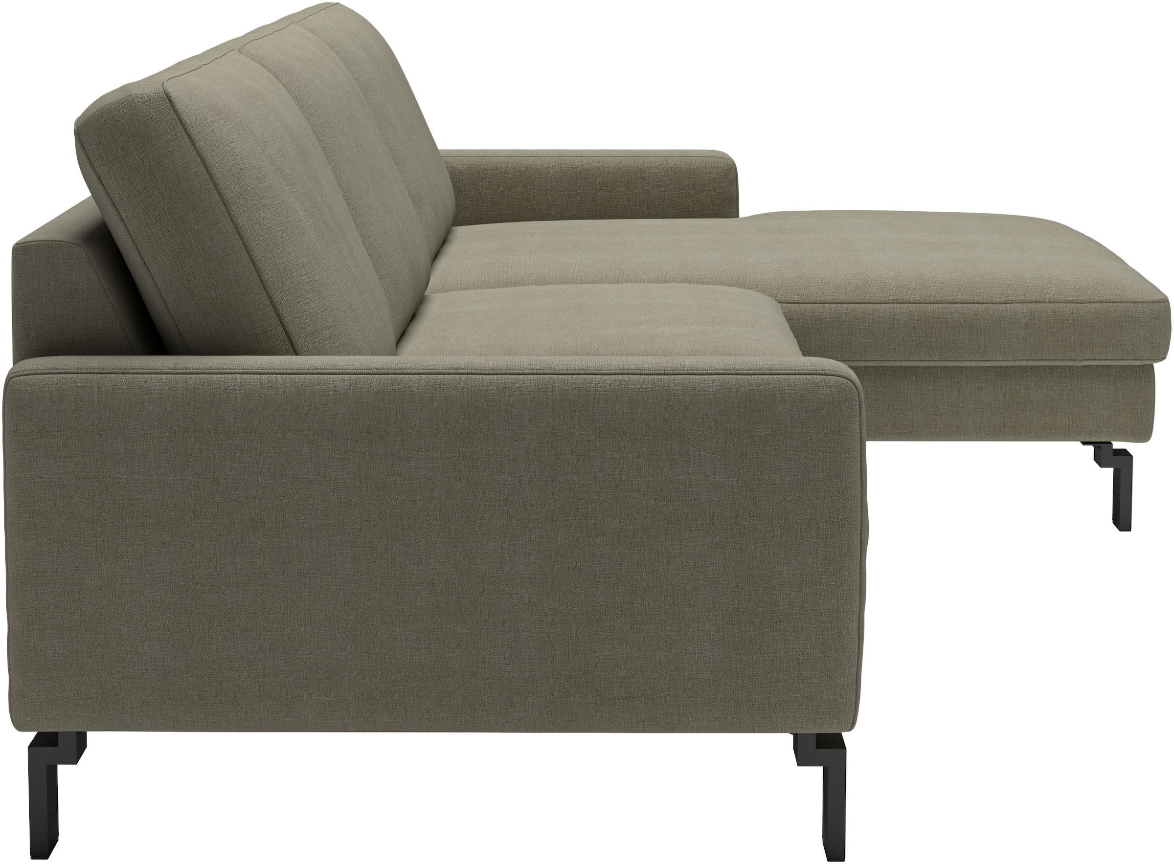 Home affaire Ecksofa inkl. saugroboterfreundliche Höhe & schmale Armlehnen