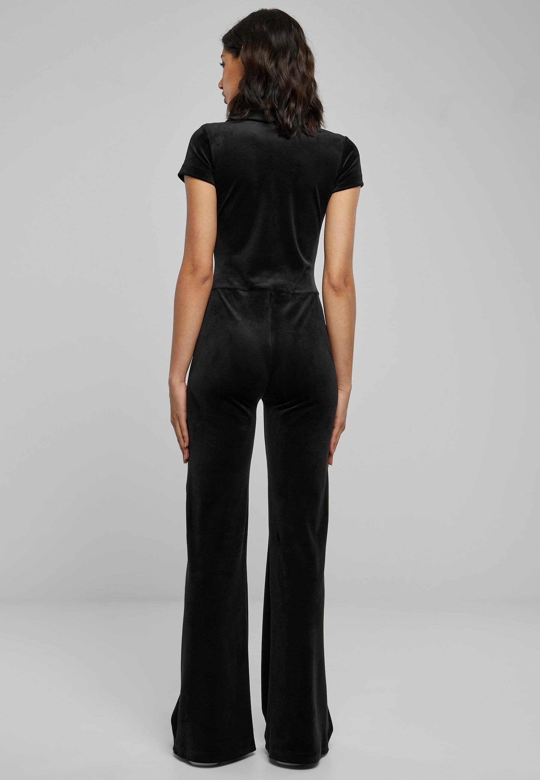 URBAN CLASSICS Jumpsuit »Urban Classics Damen Ladies Velvet Jumpsuit« 1 Stk.