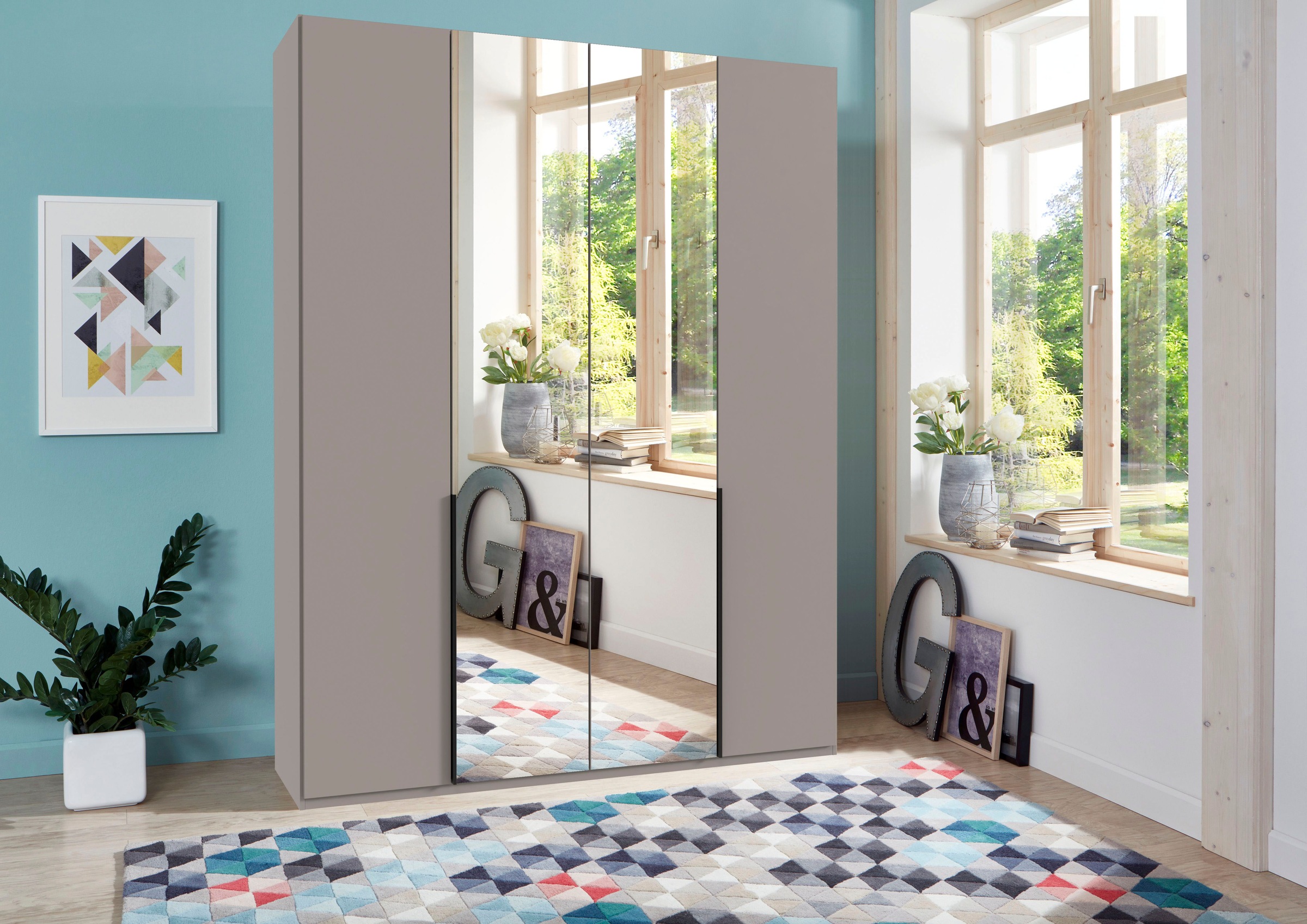 Wimex Kleiderschrank »Mugano,in 8 Breiten,3 Höhen,2 Tiefen, viele Farben, M günstig online kaufen