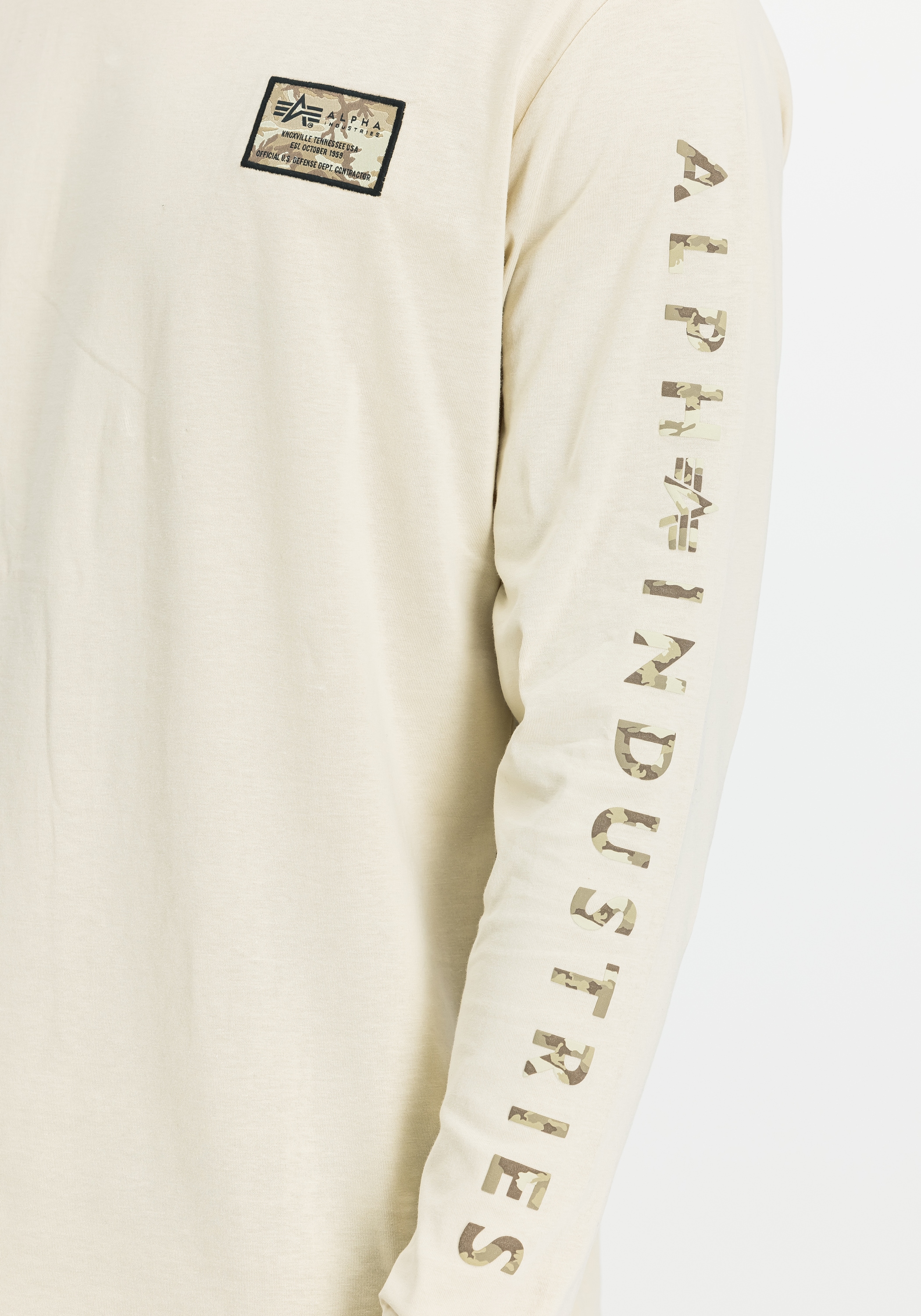 Alpha Industries Longsleeve »Alpha Industries Men - Longsleeves Camo Sleeve Longsleeve«