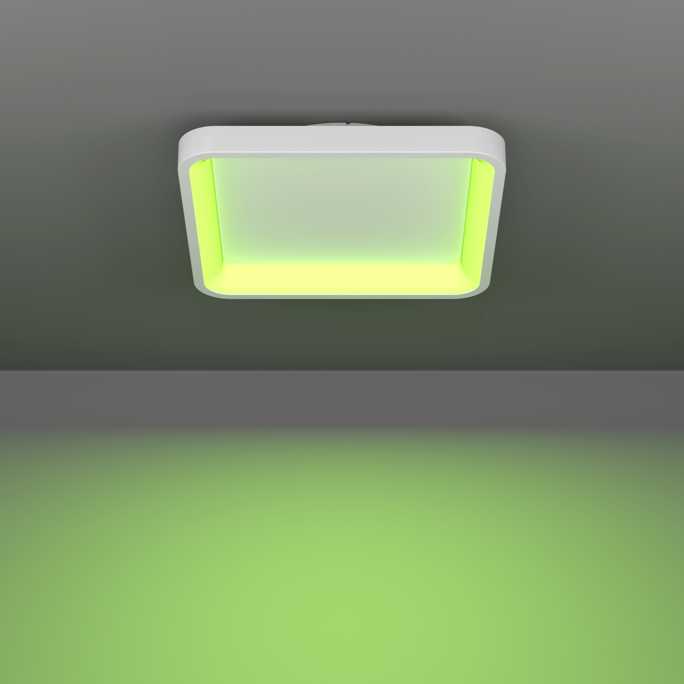 EGLO Deckenleuchte »LORETELLO-Z Deckenlampe - Stahl - LED - 20W - IP20« LED-Modul 1 Stk. Kaltweiß | Neutralweiß | RGB | Warmweiß Wohzimmerlampe, Esszimmerlampe, Flur, Schlafzimmer, L35 x B35 x H7,5cm