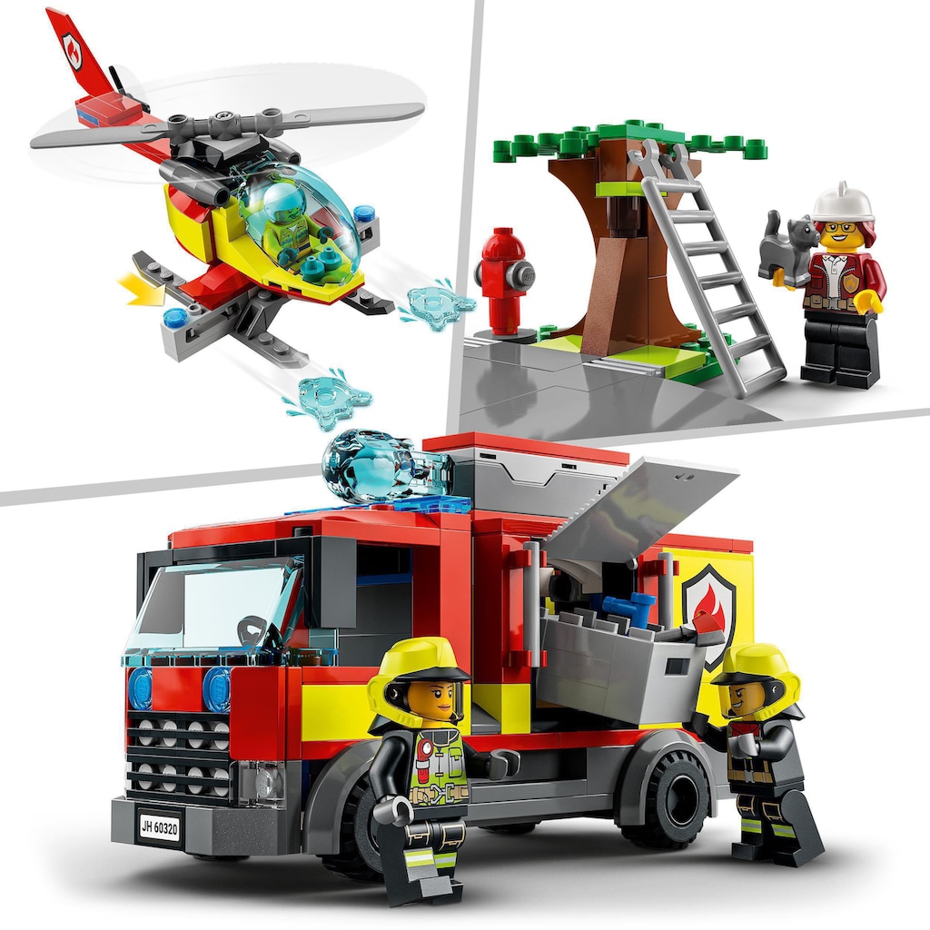 LEGO® Konstruktionsspielsteine »Feuerwache (60320), LEGO® City«, (540 St.)