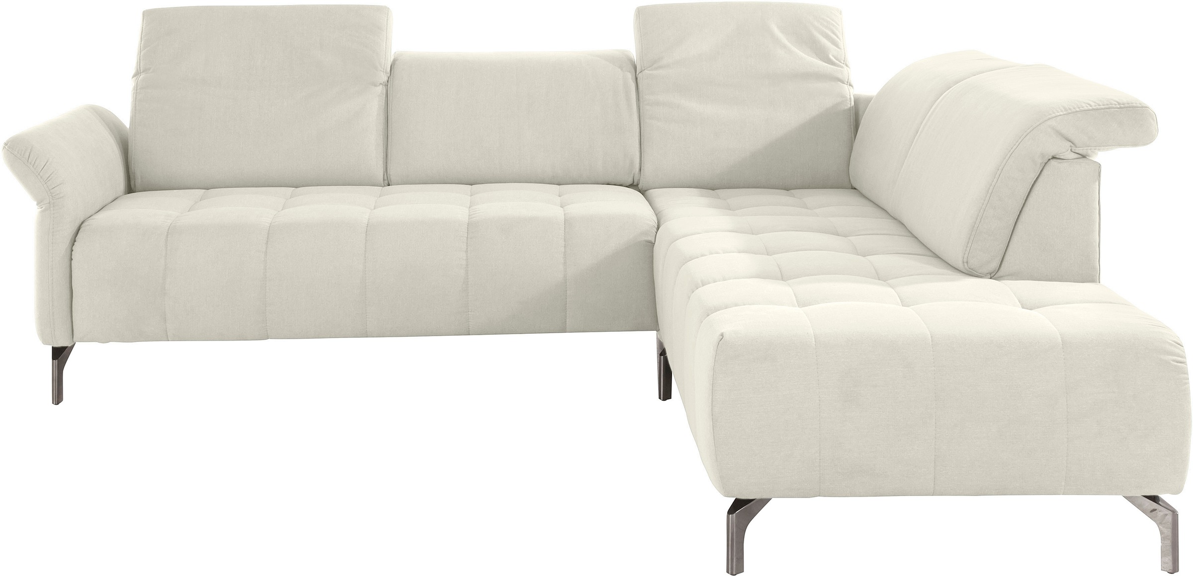 Home affaire Ecksofa »Fresh L-Form« Federkern, wahlweise Kopfteilverstellun günstig online kaufen