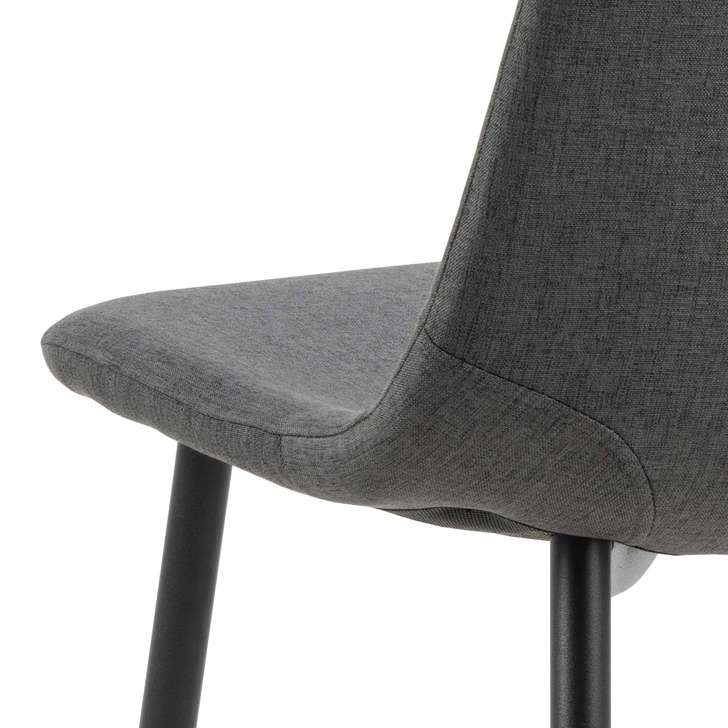 ACTONA GROUP Esszimmer-Set »Essgruppe, Speisetisch mit Stühlen«, (Komplett-Set, 5 St., 1x Tisch + 4x Stühle), Rechteckig Esstisch+4x Stühle, grau keramik, dunkelgrau,140x80x75cm