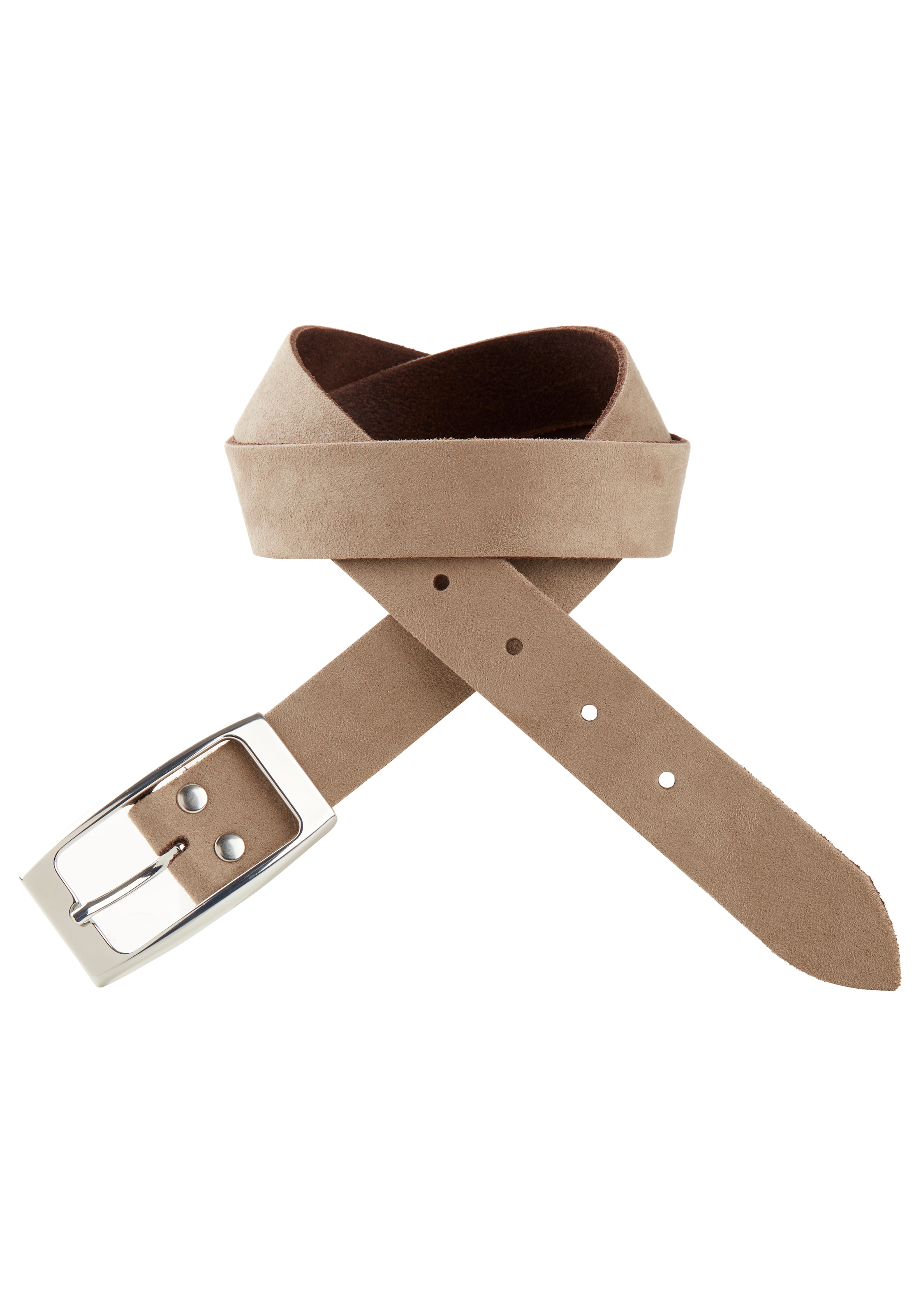 Laura Scott Ledergürtel, für Damen im zeitlos edlem Design aus Velour-Leder - NEW