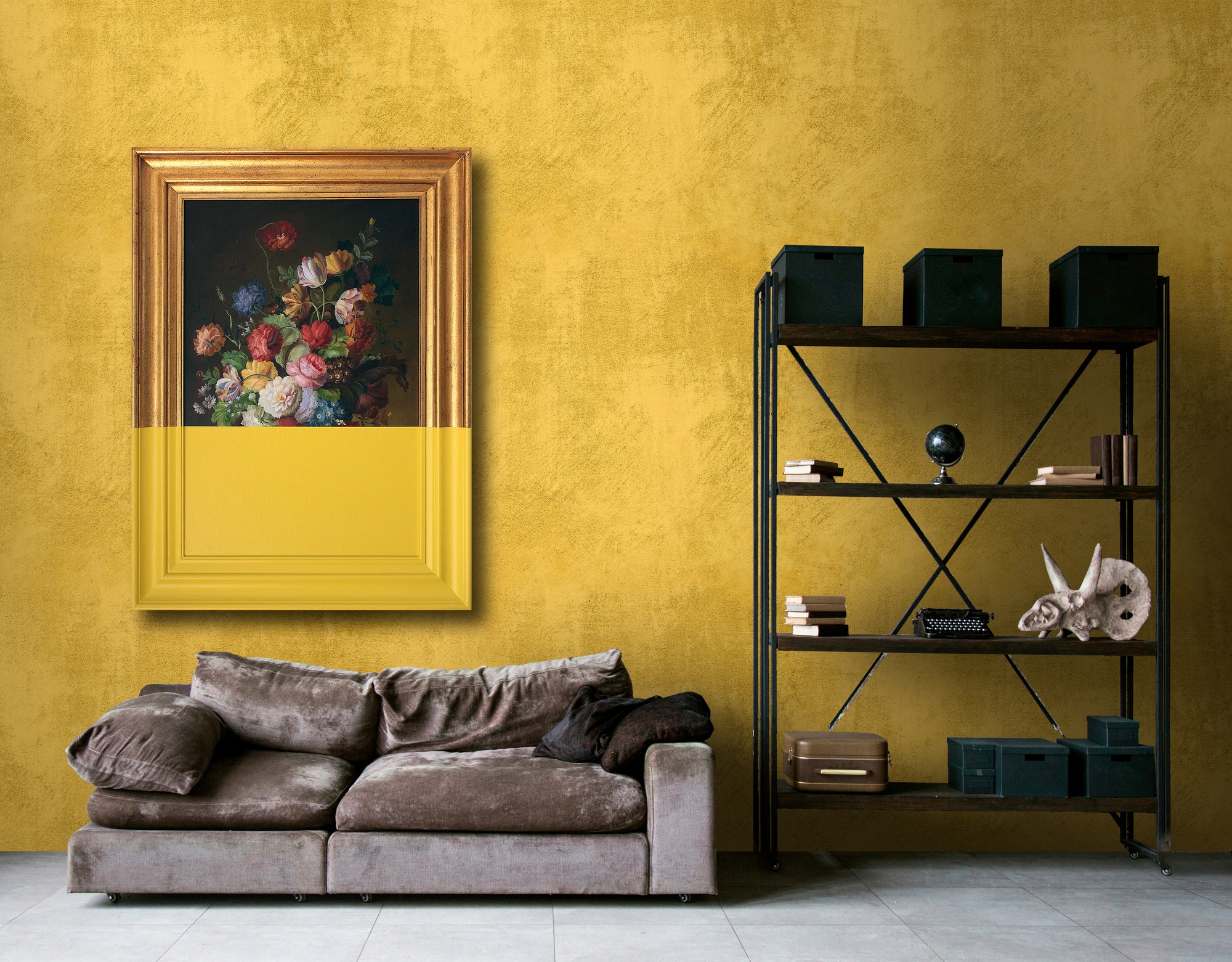 living walls Fototapete »Walls by Patel Frame 1« glatt Vlies, Wand, Schräge günstig online kaufen