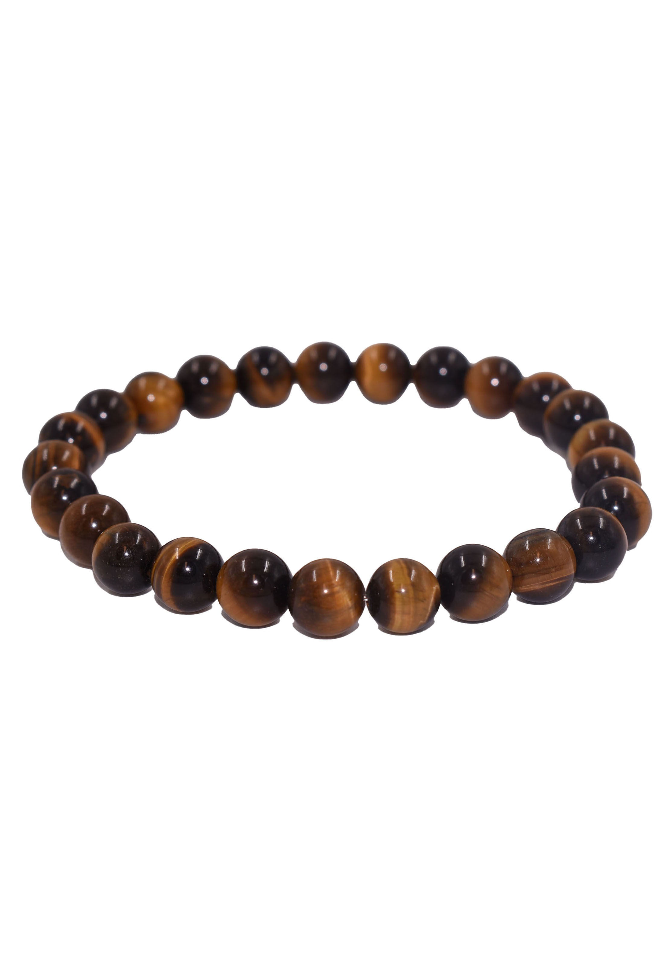 Firetti Armband »Schmuck Geschenk Armschmuck Armkette Edelstein Farbstein Tigerauge« Made in Germany - mit Tigerauge