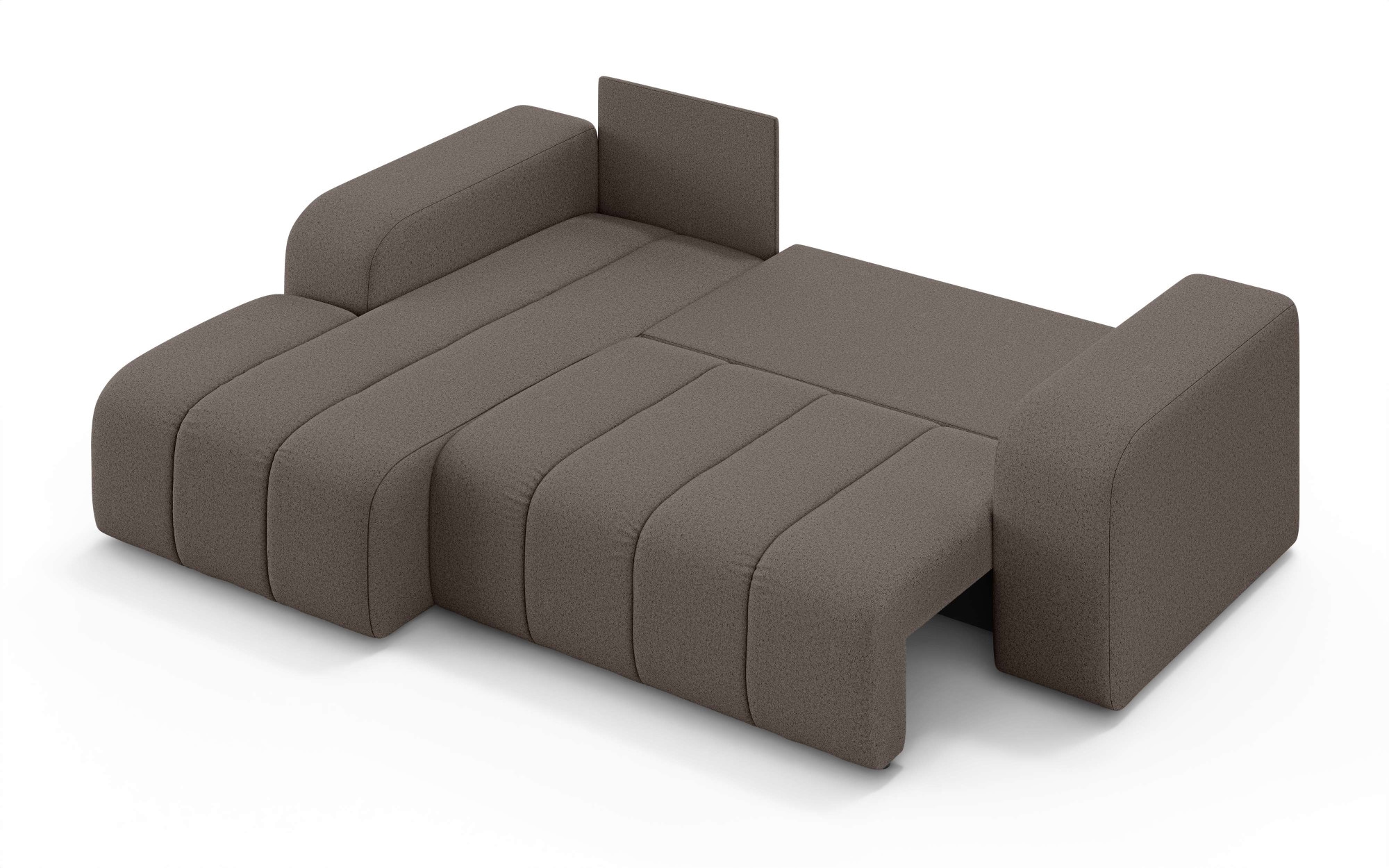 INOSIGN Ecksofa »CASSY L-Form, Schlafsofa mit Bettkasten, Maße B/T/H: 245/165/88 cm«, mit 2 Rückenkissen, Recamiere rechts oder links bestellbar