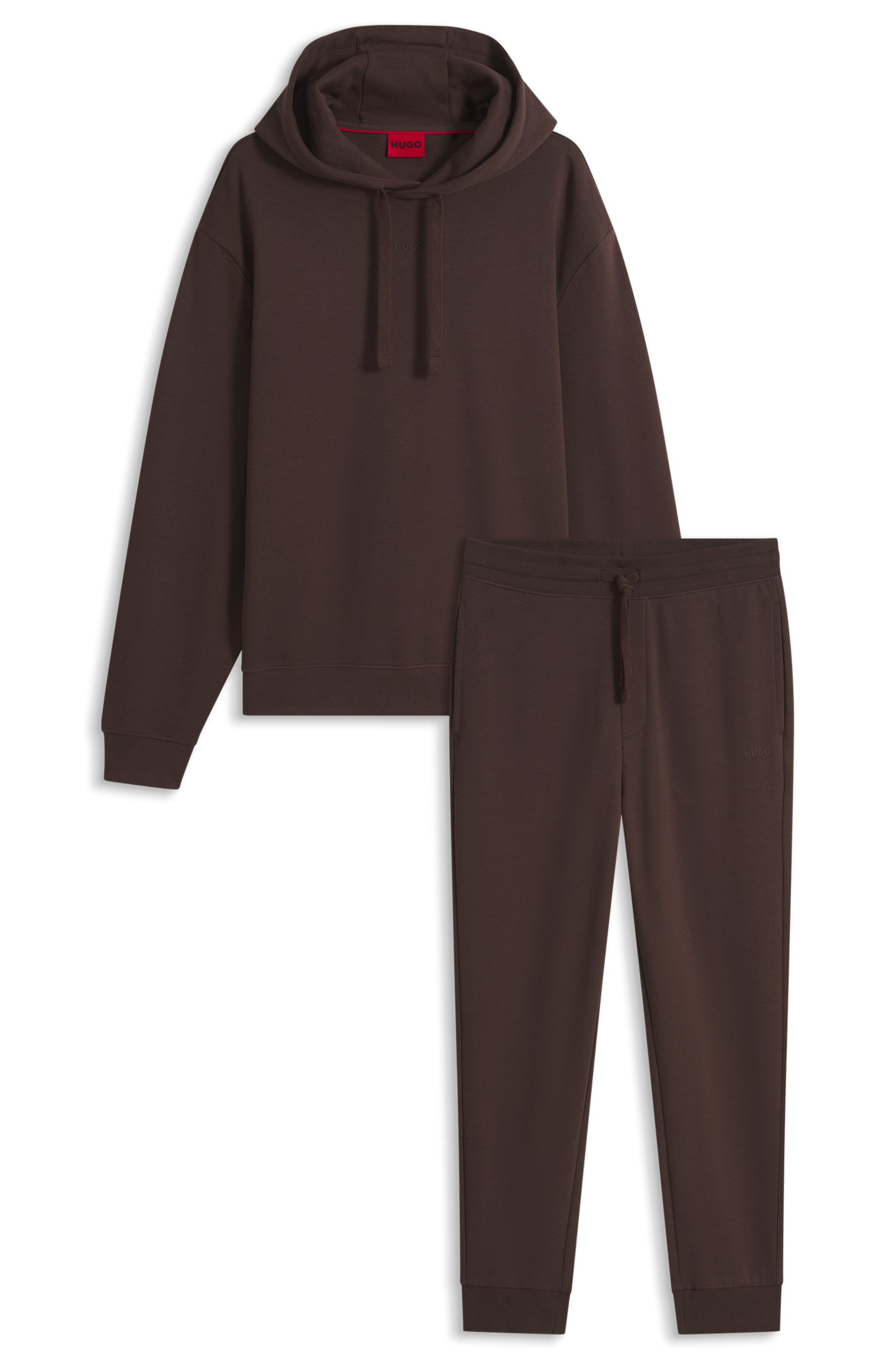 HUGO Jogginganzug »DapoDayote« Set, 2 Zweiteiliger Trainingsanzug Relaxed Fit, Kapuze mit Kordelzug