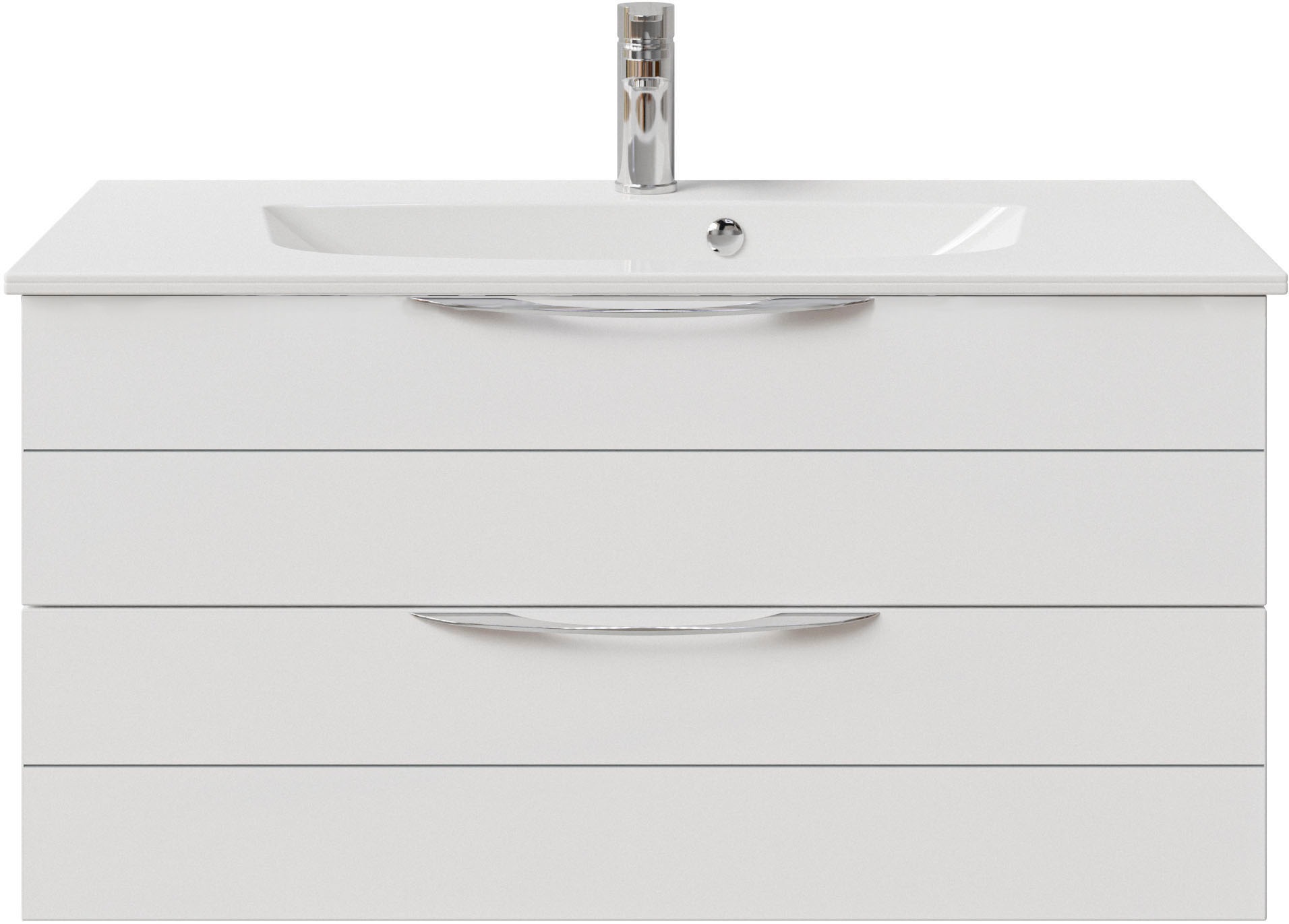 Saphir Waschtisch »Serie 6025 Mineralmarmor-Waschtisch mit Unterschrank, 97 günstig online kaufen