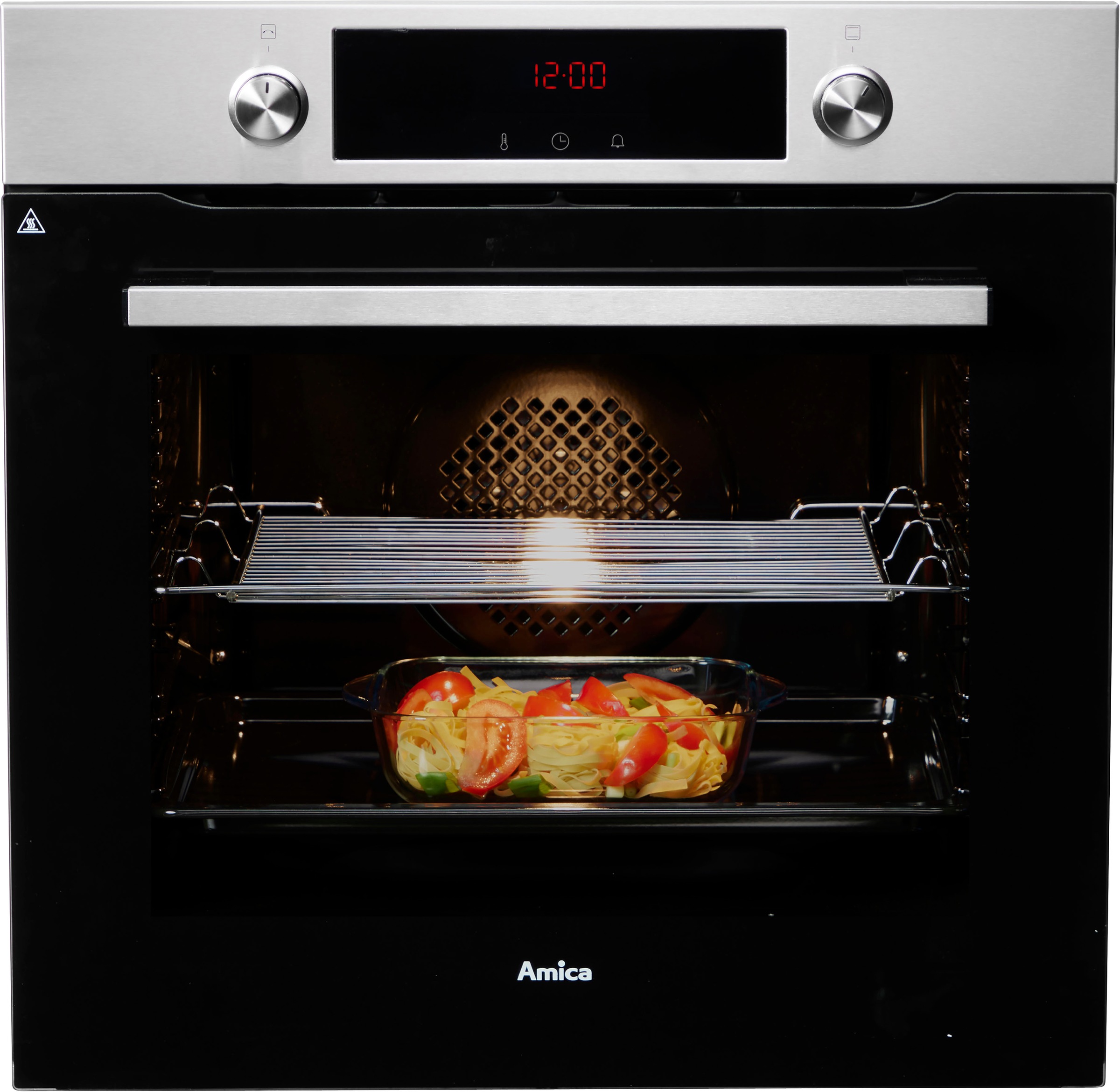 Amica Backofen »EBPX 945 600 E«, 12222.3eEHpTsrPrDHbJX EBPX 945 600 E, mit Teleskopauszug nachrüstbar, Pyrolyse-Selbstreinigung