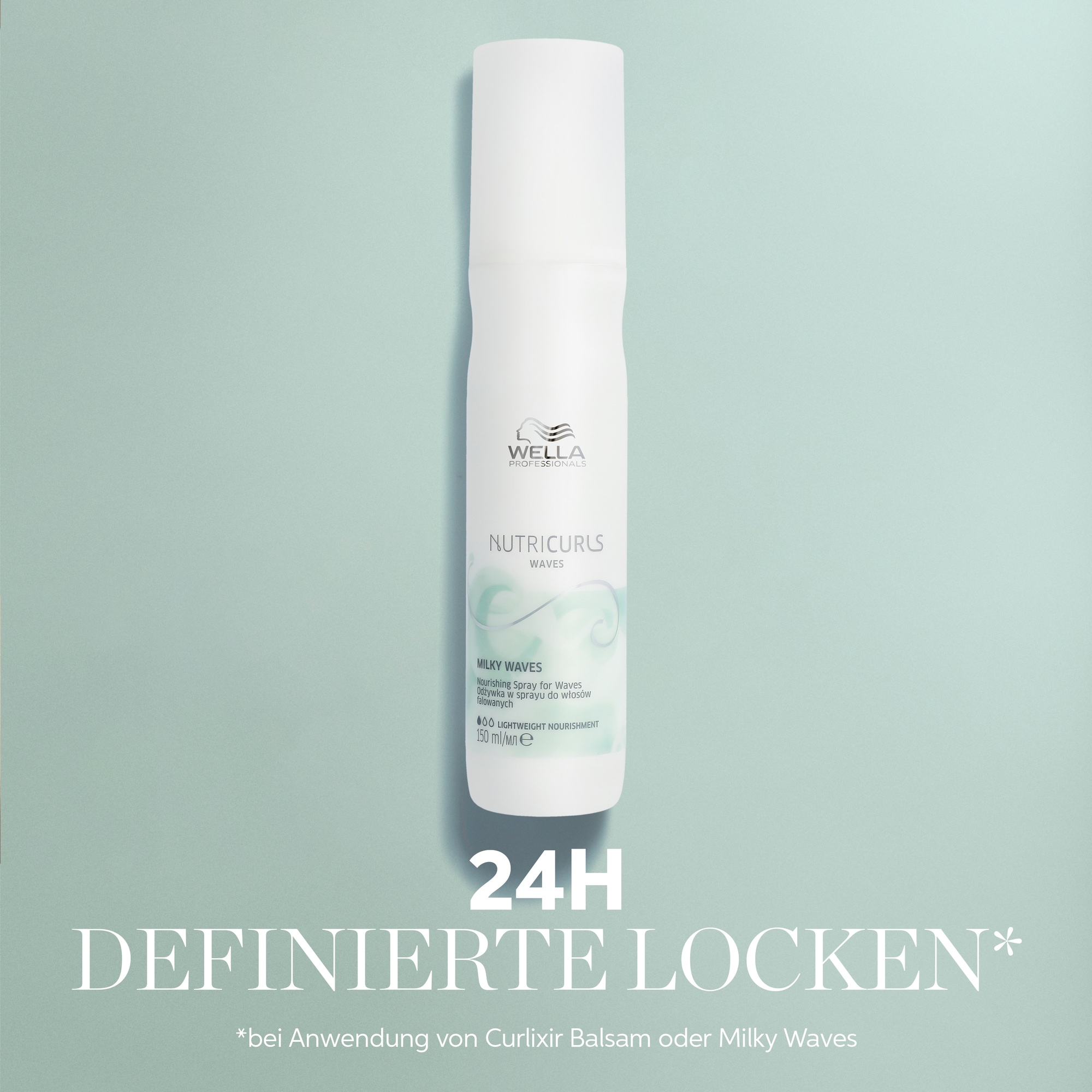 Wella Professionals Haarcreme »NutriCurls Milky Waves für welliges Haar« Wellendefinition, Frizz-Kontrolle, Jojobaöl und Weizenkleie-Extrakt