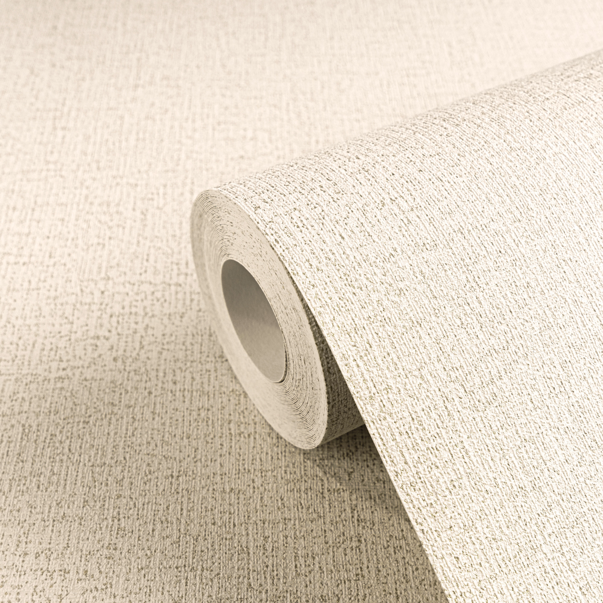 CosmoLiving by Cosmopolitan Vliestapete »Metallic Weave – Struktur-Unitapete« matt strukturiert Elegante Struktur-Vliestapete mit Metallic-Effekt