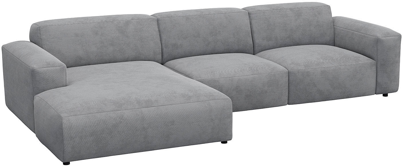 FLEXLUX Ecksofa »Lucera bequem und komfortabel durch hochwertigen Sitzaufba günstig online kaufen