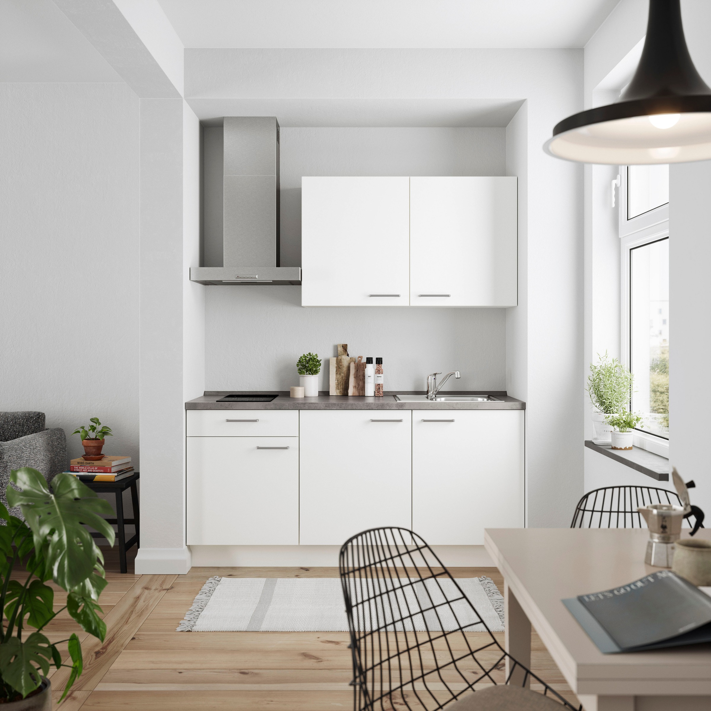 nobilia® Küchenzeile »"Touch I"« vormontiert, Ausrichtung wählbar, Breite 1 günstig online kaufen