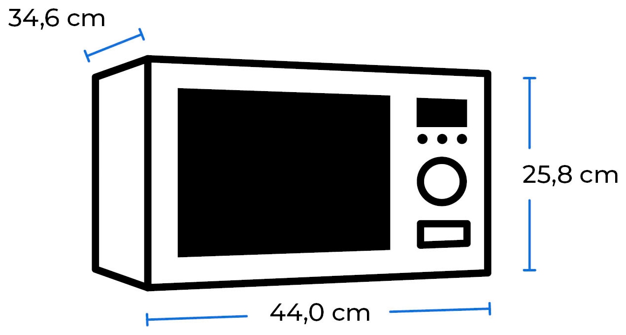 exquisit Mikrowelle »MW 900-030«, Mikrowelle, 700 W, weiss