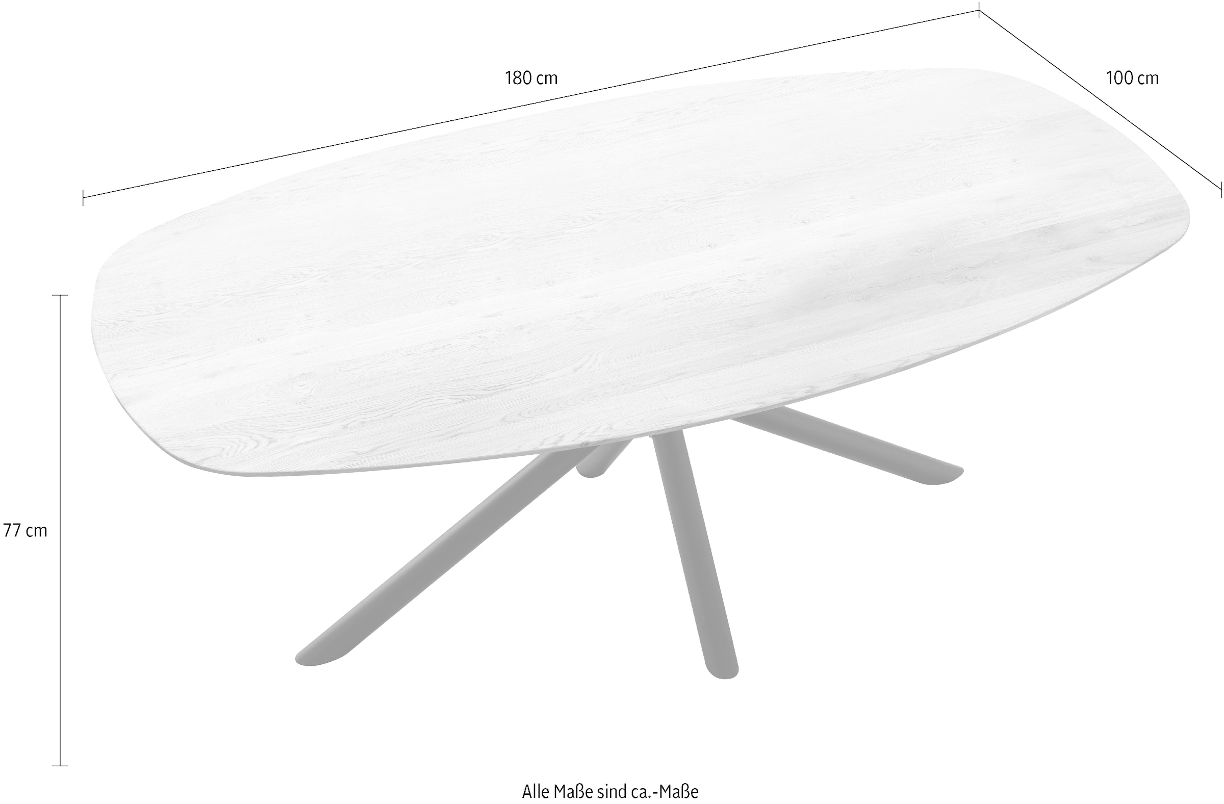 Home affaire Esstisch »Vermont«, (2 St.), tolle Optik