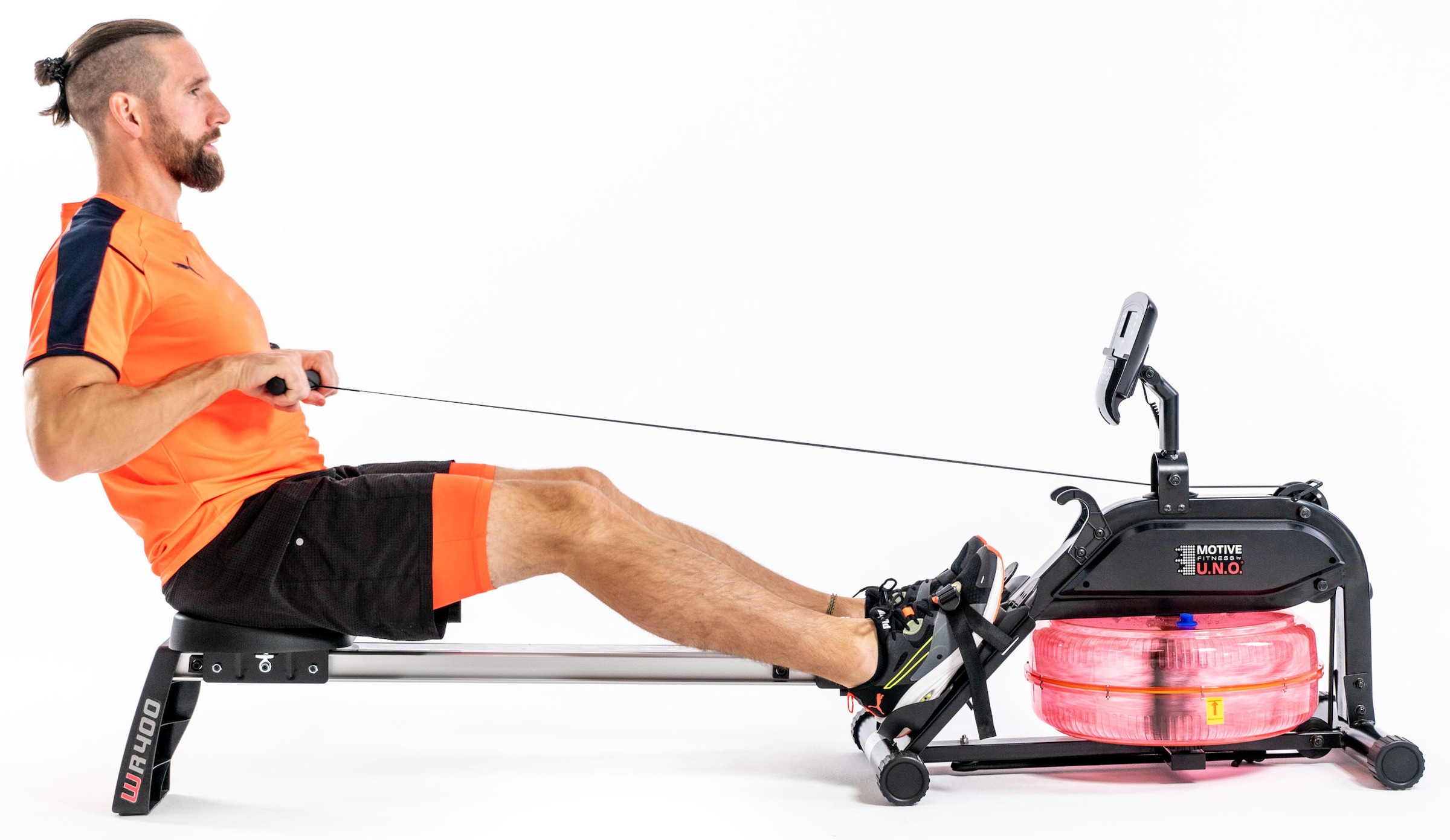 MOTIVE FITNESS BY U.N.O. Rudergerät »WR 400« Rudermaschine schwarz