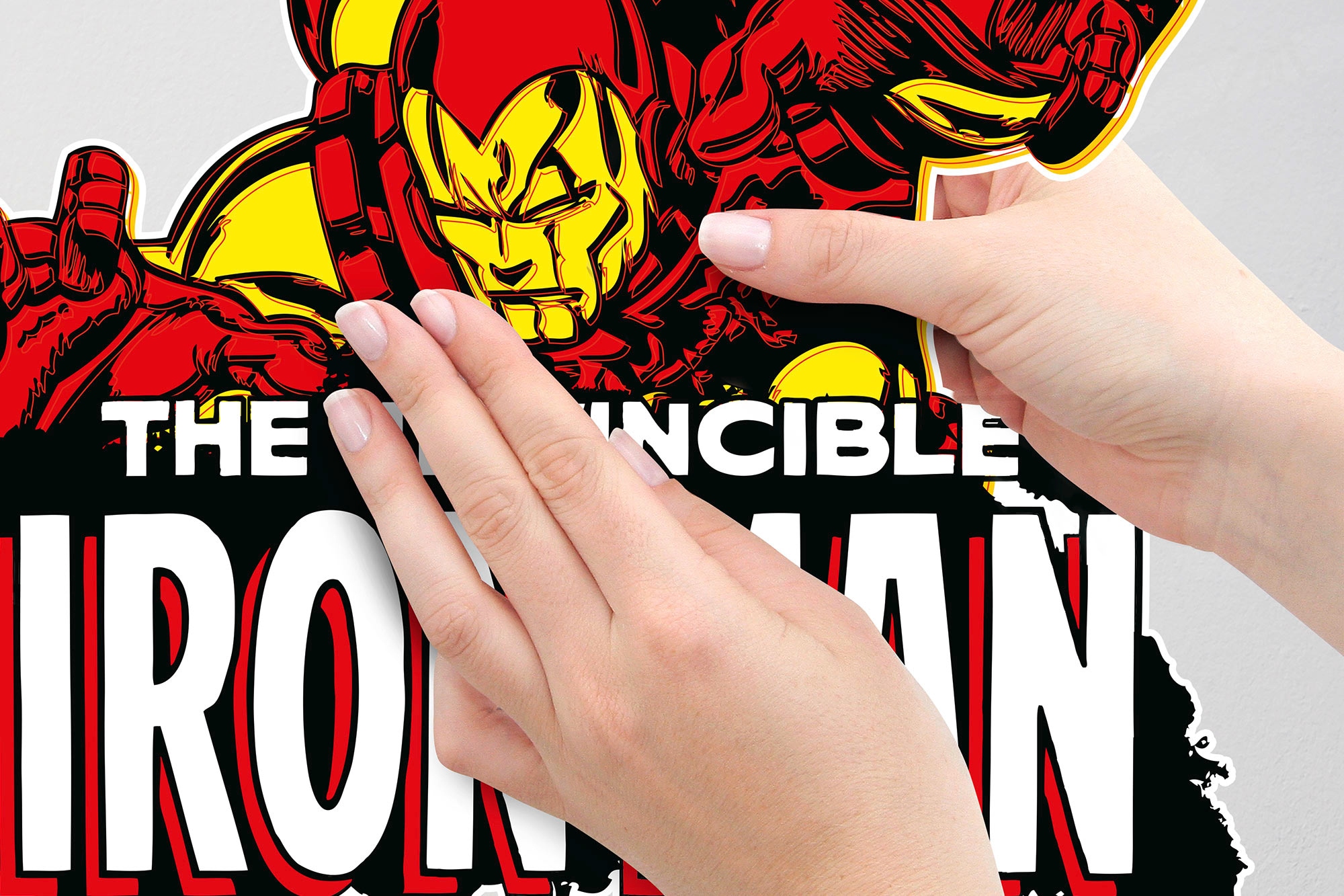 Komar Wandtattoo »Iron Man Comic Classic - Größe 50 x 70 cm«, (1 St.), selbstklebend, Wandsticker, Kinderzimmer