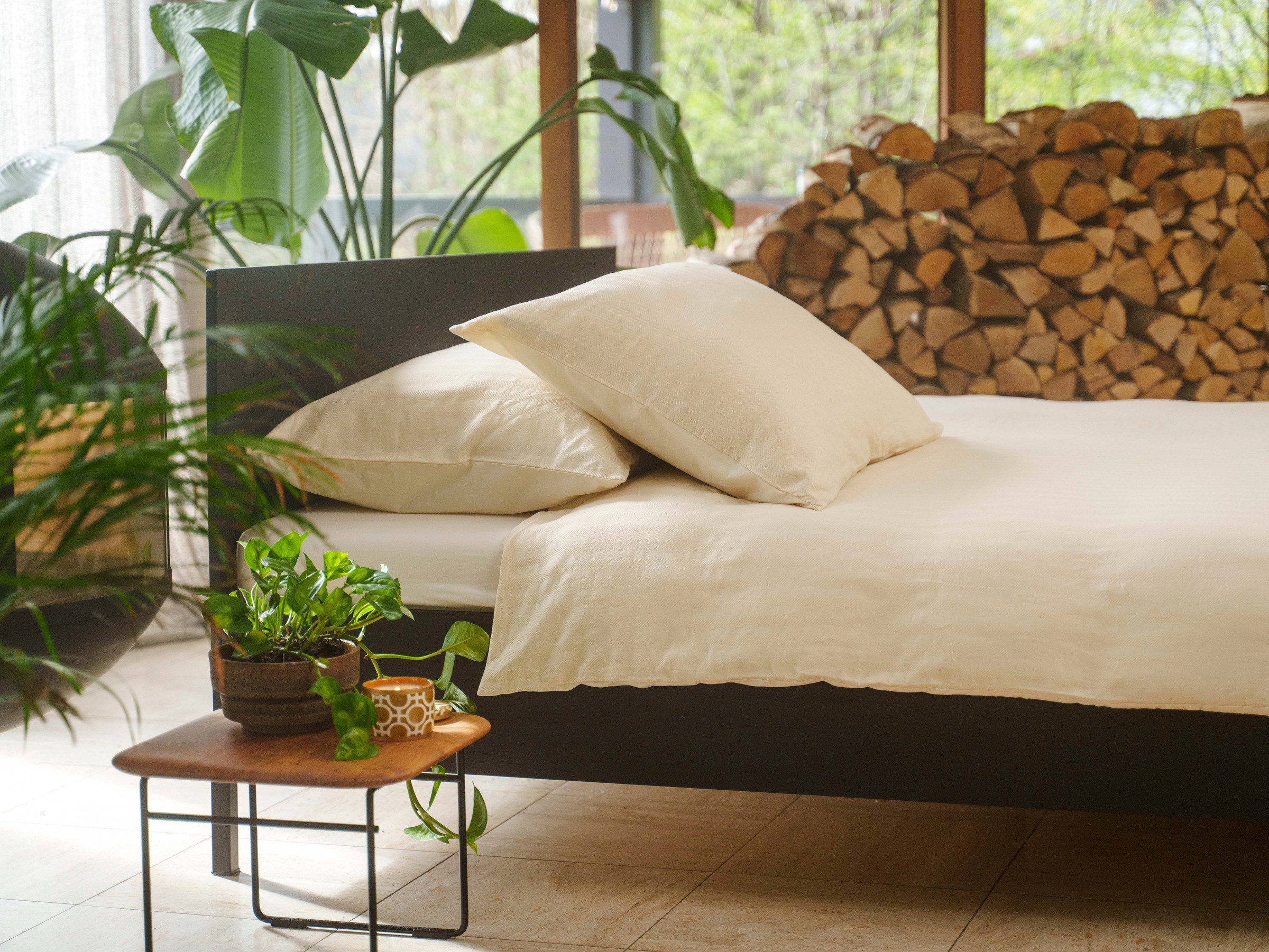 kayori Bettwäsche »Nani« 2 Stk. tlg. 65% Baumwolle - 35% Leinen günstig online kaufen