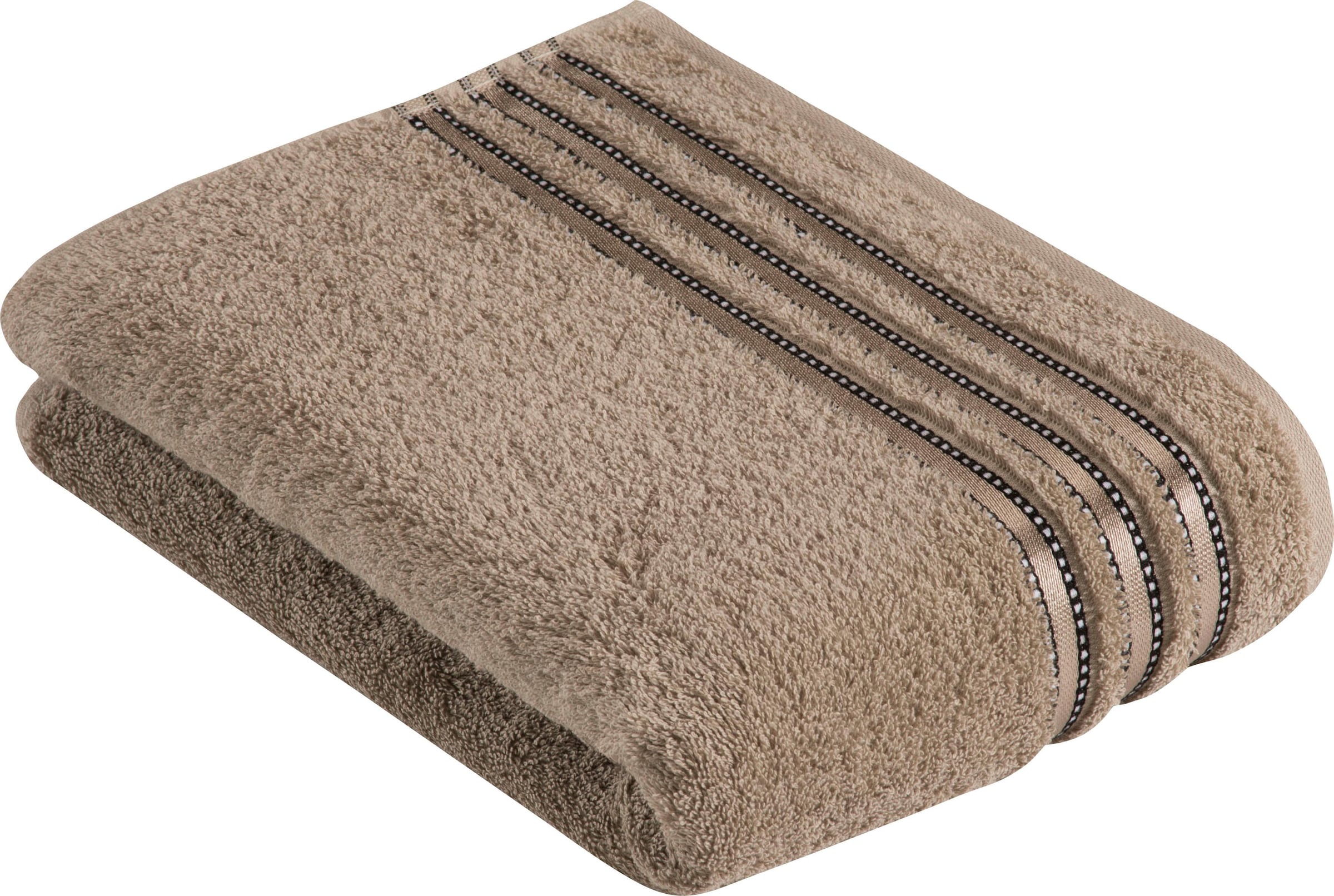 Vossen Badetuch »Cult de Luxe«, (1 St., Badetuch 67 x 140 cm), mit Glanzbor günstig online kaufen