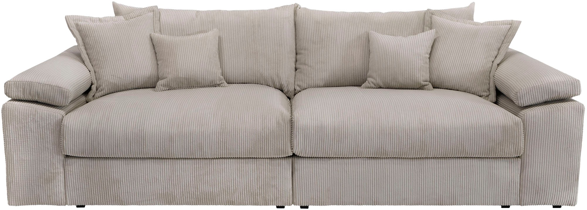Home affaire Big-Sofa »Soft&Cosy XL - Breite 246 cm«, Mega-Sofa, in Cord, F günstig online kaufen