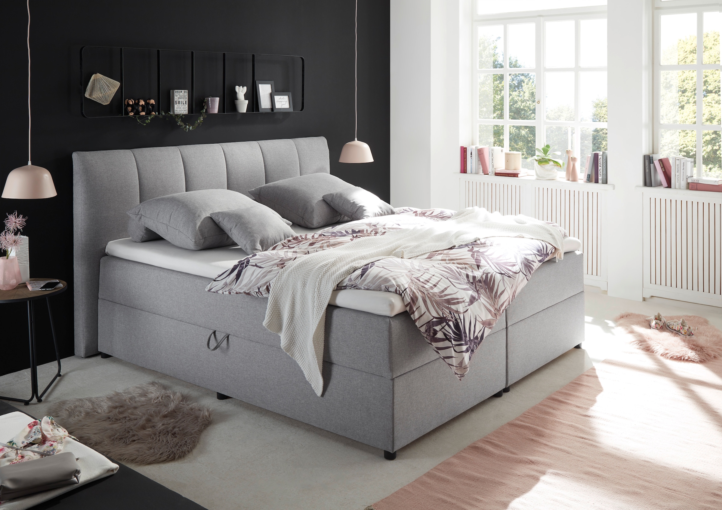 ED EXCITING DESIGN Boxbett »Granada«, inkl. Bettkasten und Topper