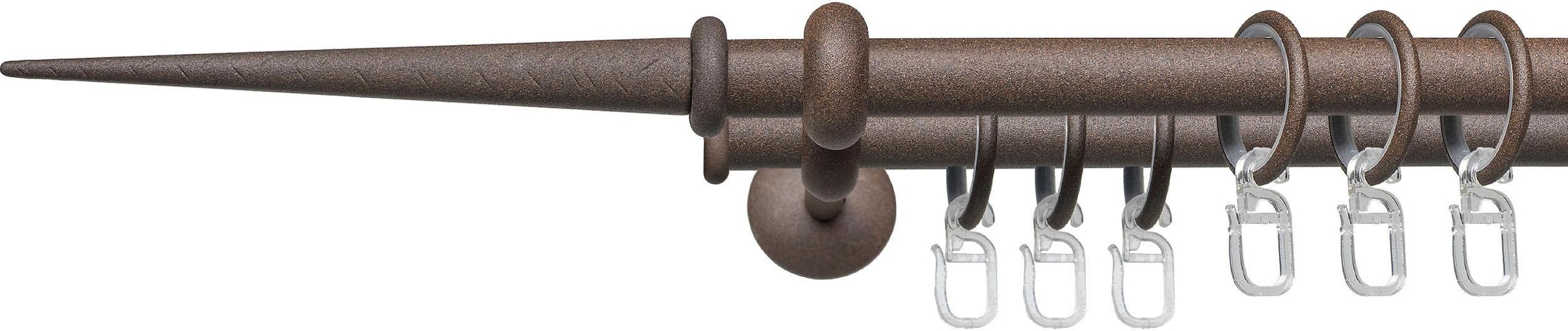 Liedeco Gardinenstange »Esp Spitze« Ø 16 mm 2 läufig-läufig Fixmaß 2-läufig günstig online kaufen