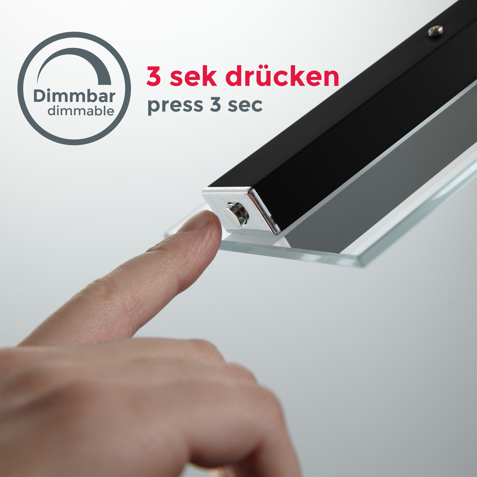 B.K.Licht LED Pendelleuchte »BKL1491 LED Pendellampe, stufenlos höhenverstellbar, dimmbar via Touch«, 1 flammig, Leuchtmittel LED-Modul | LED fest integriert, 3.000K, 1.750Lm, 16W, 85x175 cm, Schwarz
