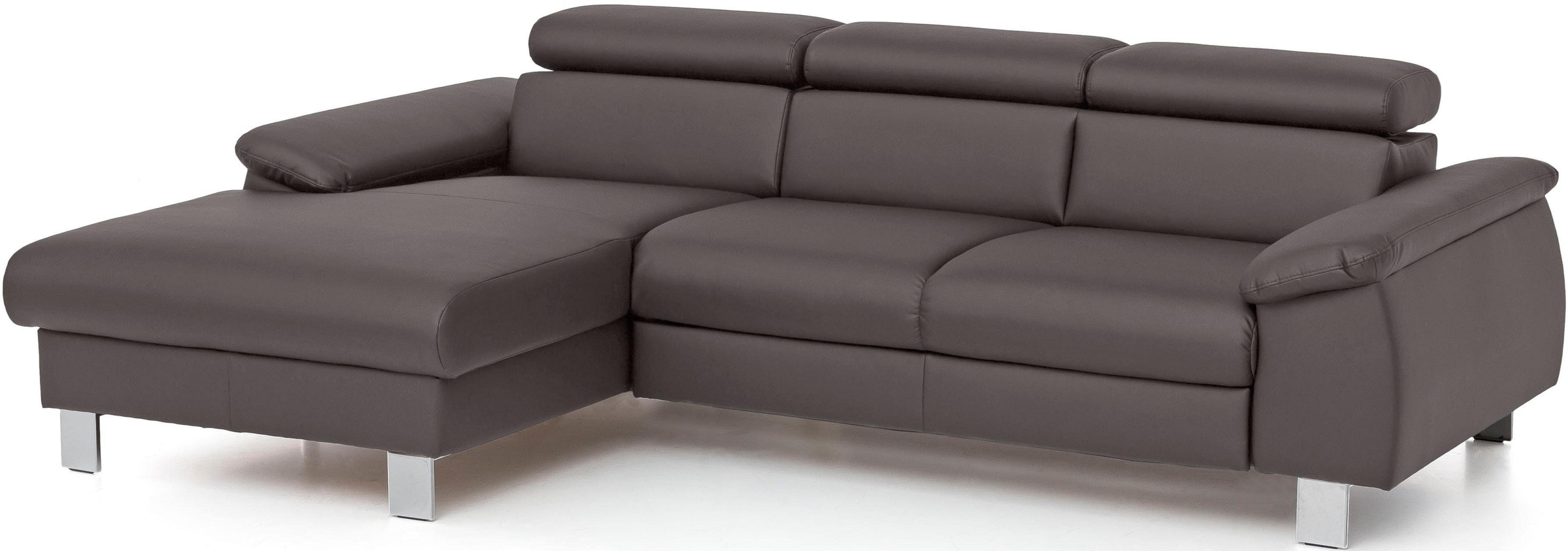 COTTA Ecksofa »Komaris L-Form, B: 244 cm« mit Kopfteilverstellung, optional günstig online kaufen