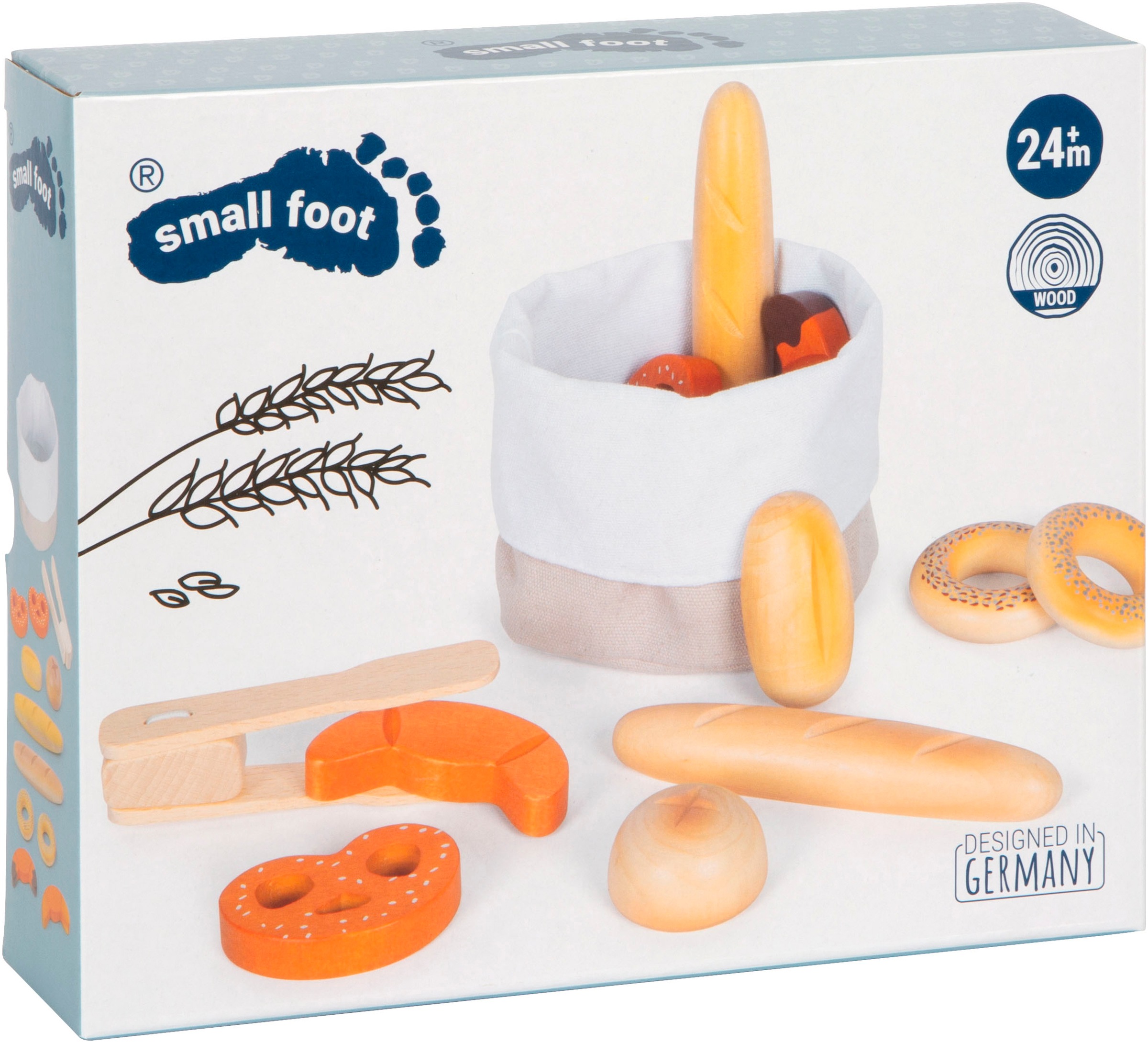 Small Foot Spiellebensmittel »Brotkorb-Set „fresh“«, (Set, 12 tlg.)