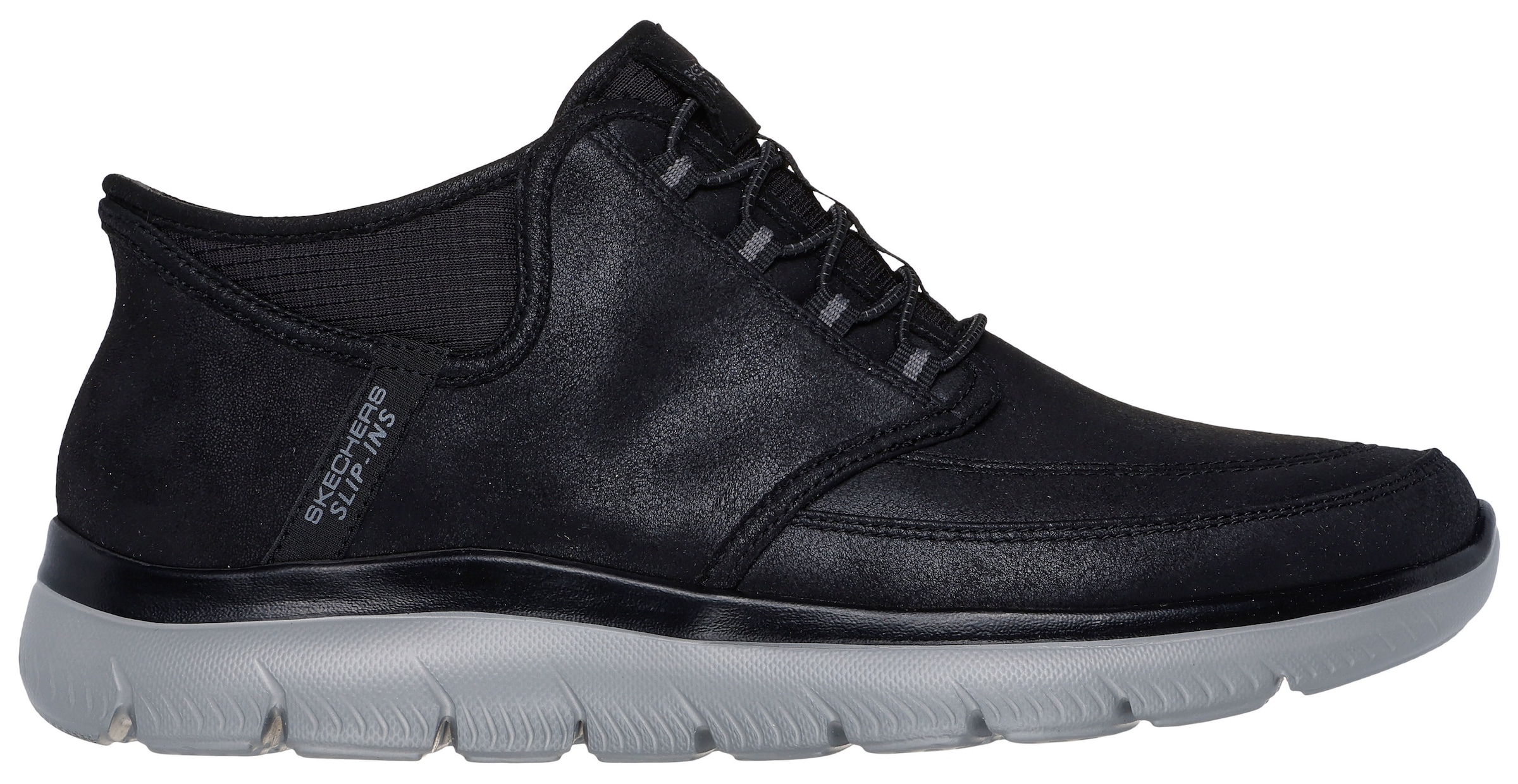 Skechers Slip-On Sneaker »SUMMITS«, Schnürboots, Mid Cut Sneaker mit Hands Free Slip-Ins SLIP IN™
