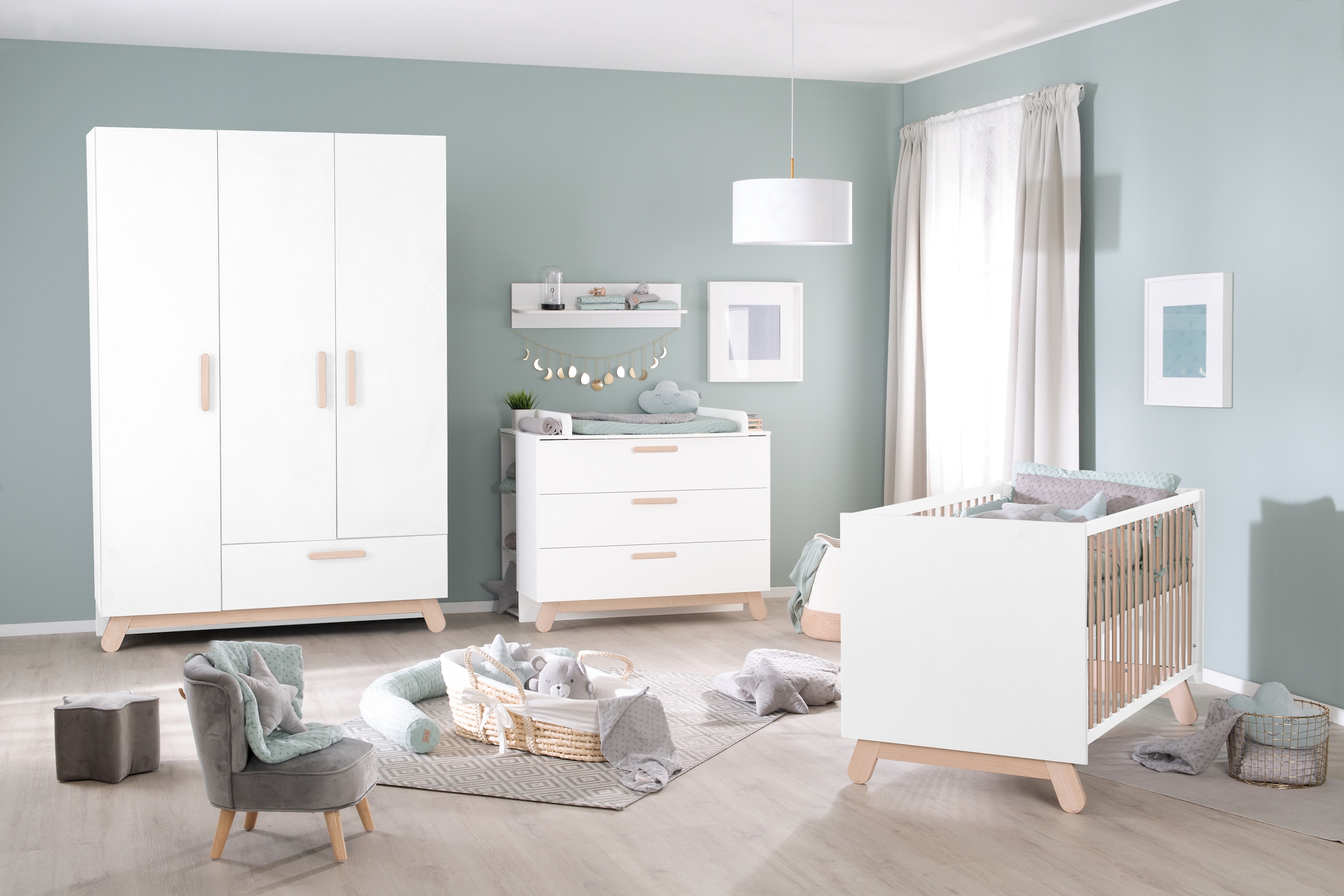 Roba Kinderzimmerset ¦ weiß Baby > Babymöbel > Komplett Babyzimmer - Höffne günstig online kaufen