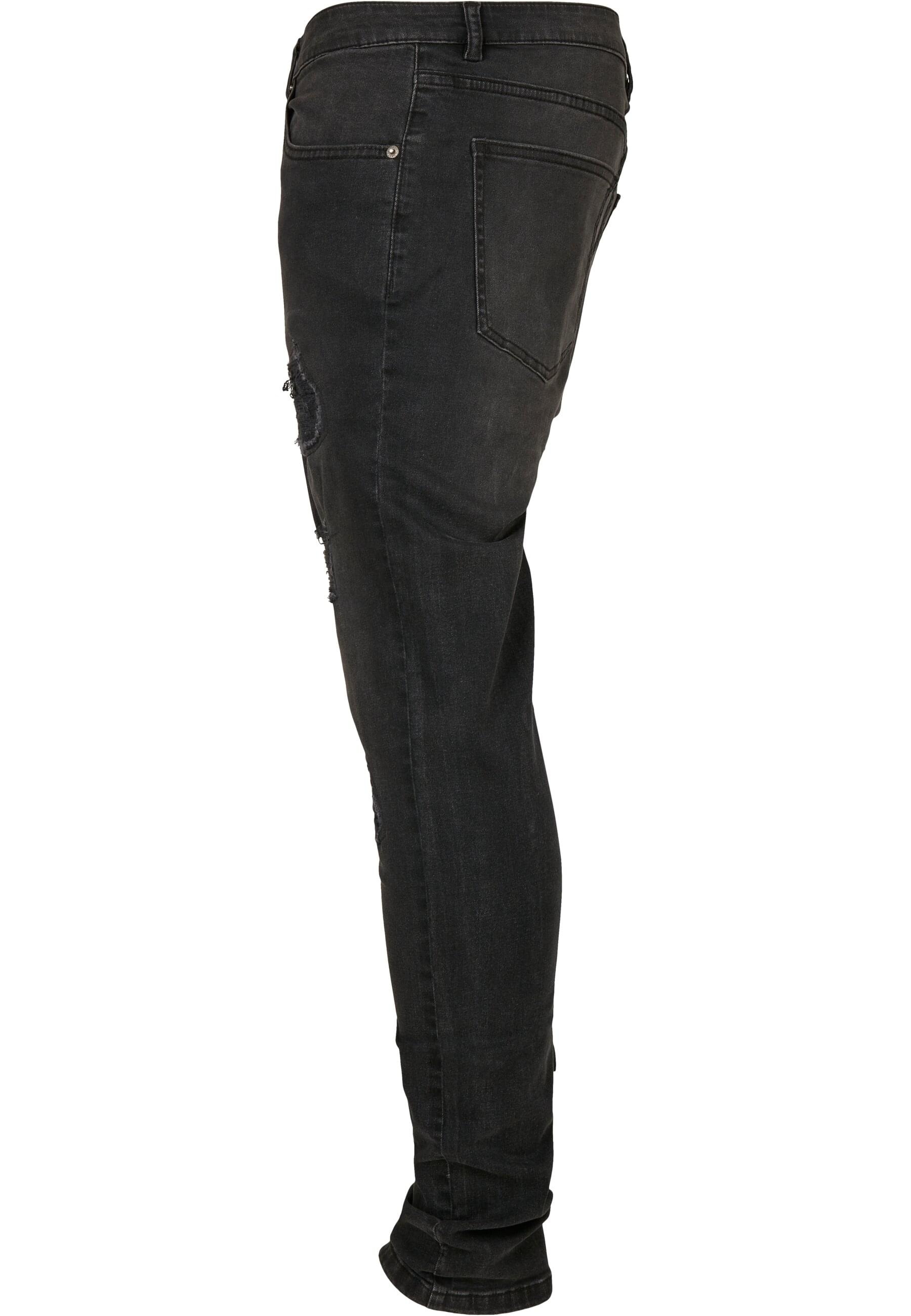 URBAN CLASSICS Bequeme Jeans »Urban Classics Herren Heavy Destroyed Slim Fit Jeans« 1 Stk.