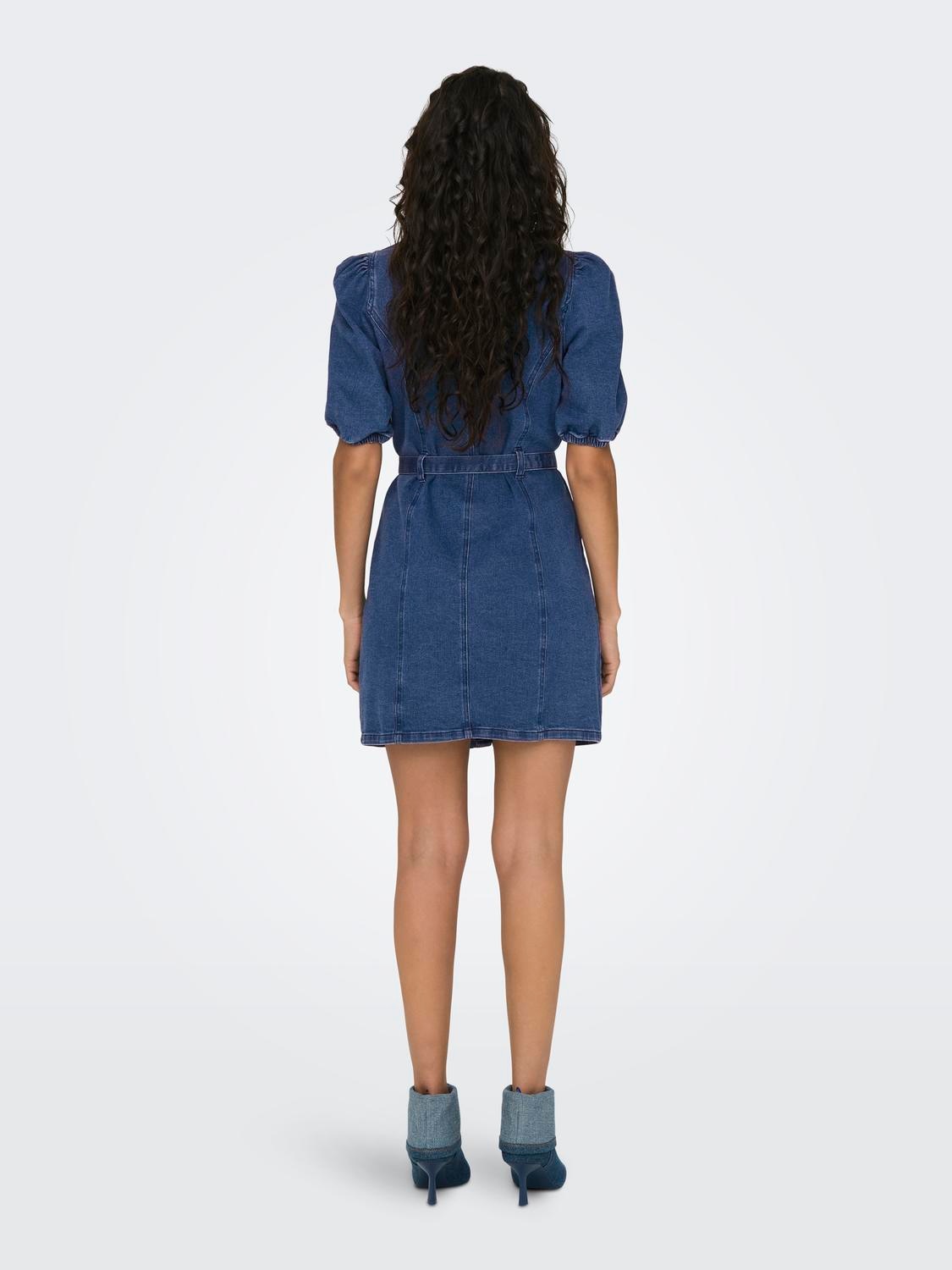 ONLY Jeanskleid »ONLVIBBE SS BELT DNM DRESS NOOS«