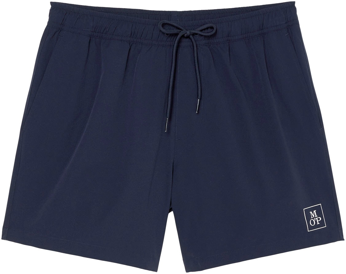 Marc O'Polo Badeshorts »Essentials«, mit dezentem Logoprint
