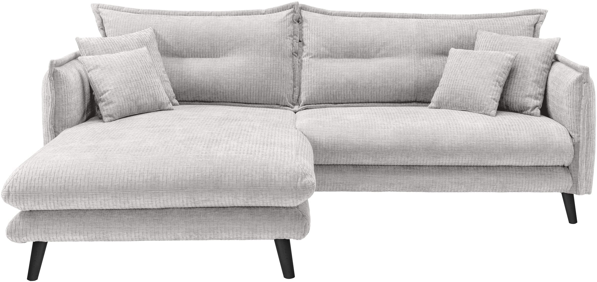 Home affaire Ecksofa »Lazio modernes Design, bequem, schmale Armlehnen, OTT günstig online kaufen