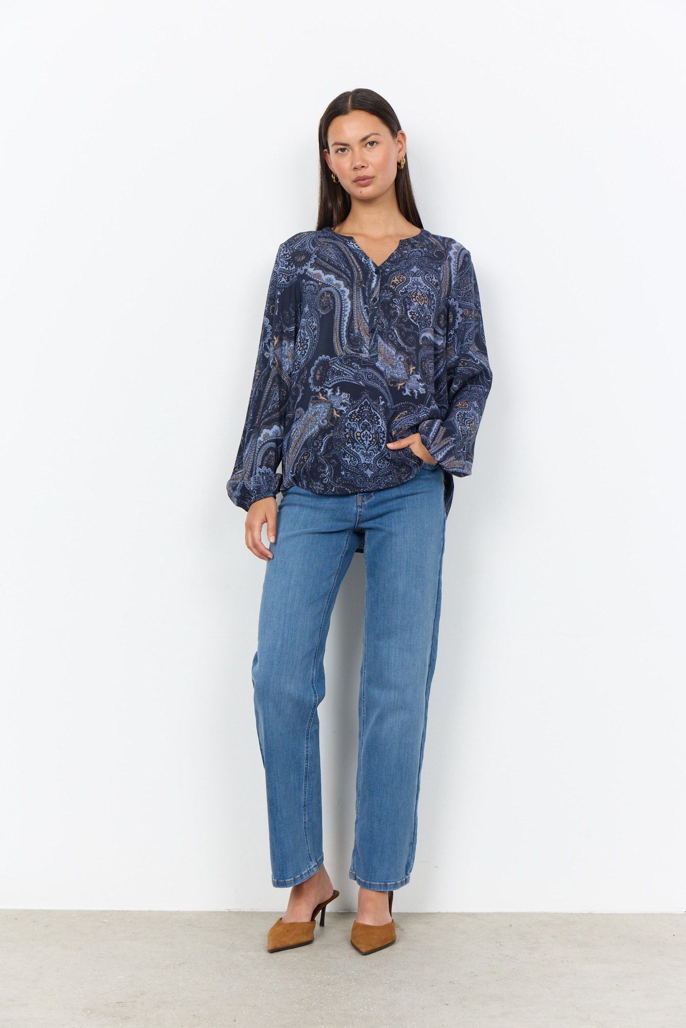 soyaconcept Druckbluse »SC-HALNA 2 AOP« Viskose