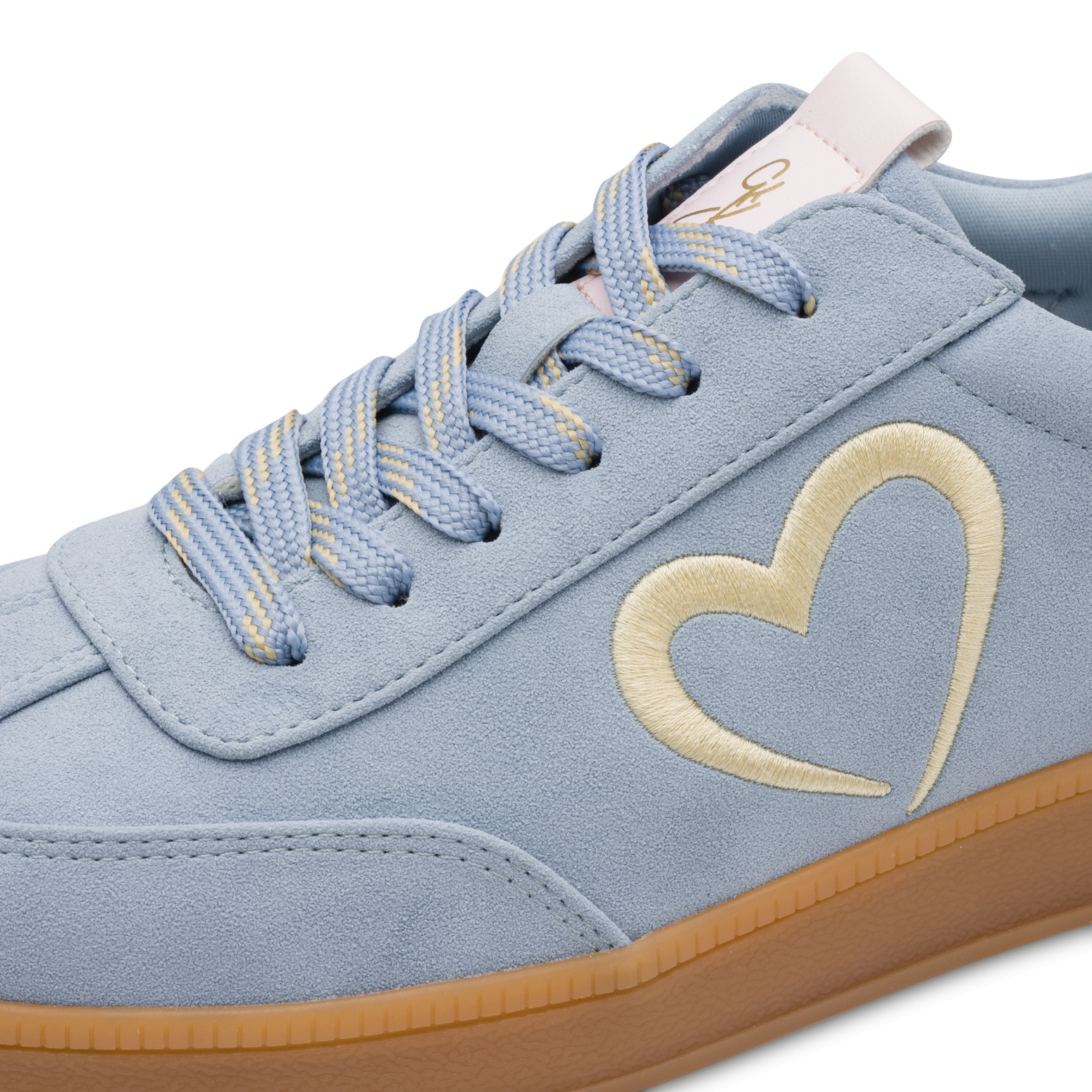 MARCO TOZZI by GMK Plateausneaker  , Freizeitschuh, Halbschuh, Schnürschuh mit seitlichem Herz-Detail