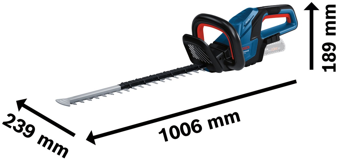 Bosch Professional Akku-Heckenschere »»GHE 18V-50 Professional««, ohne Akku, ohne Ladegerät