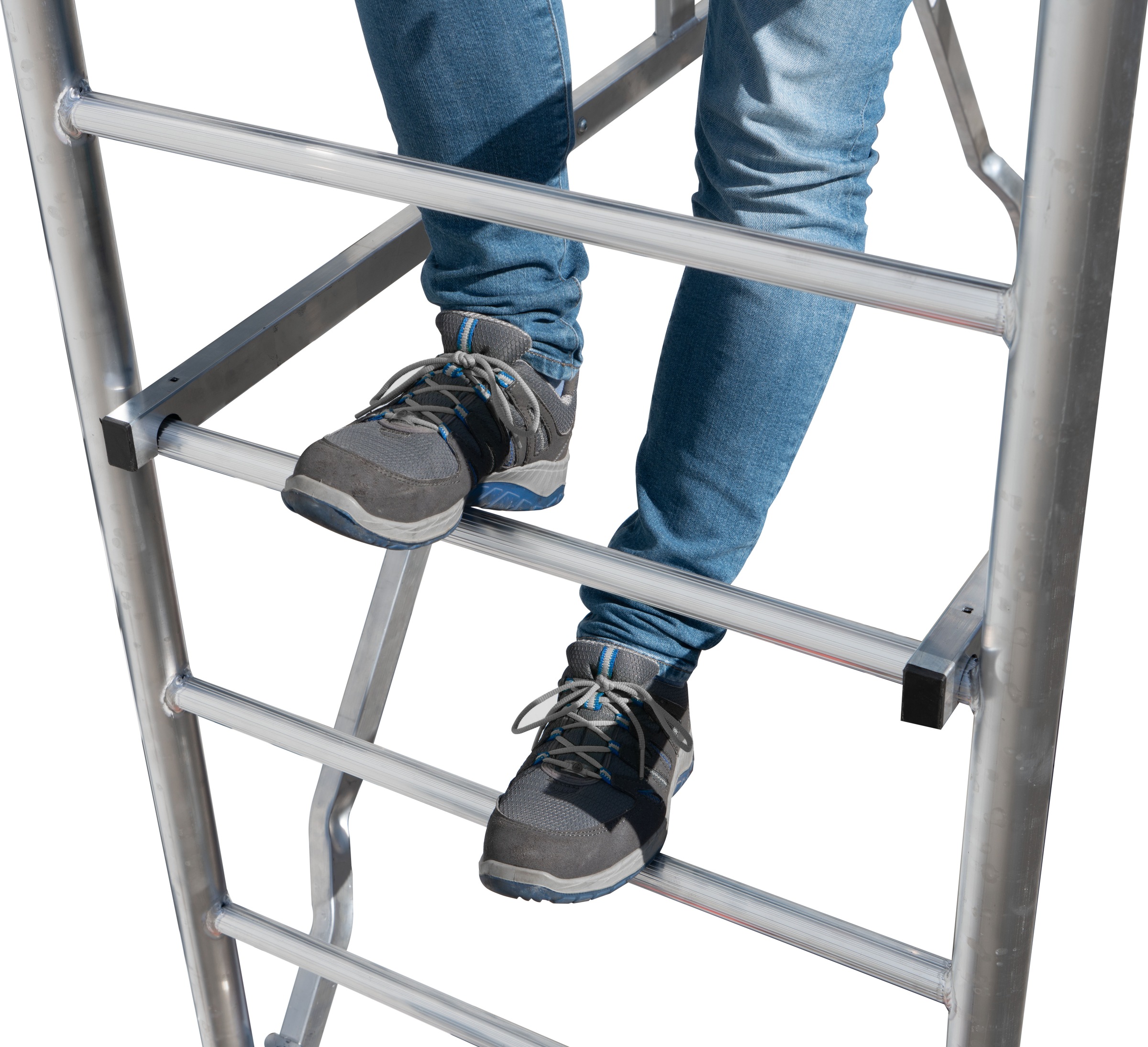 KRAUSE Fahrgerüst »ProTec XS Alu-FaltGerüst« Set,  Arbeitshöhe: 6,8 Meter