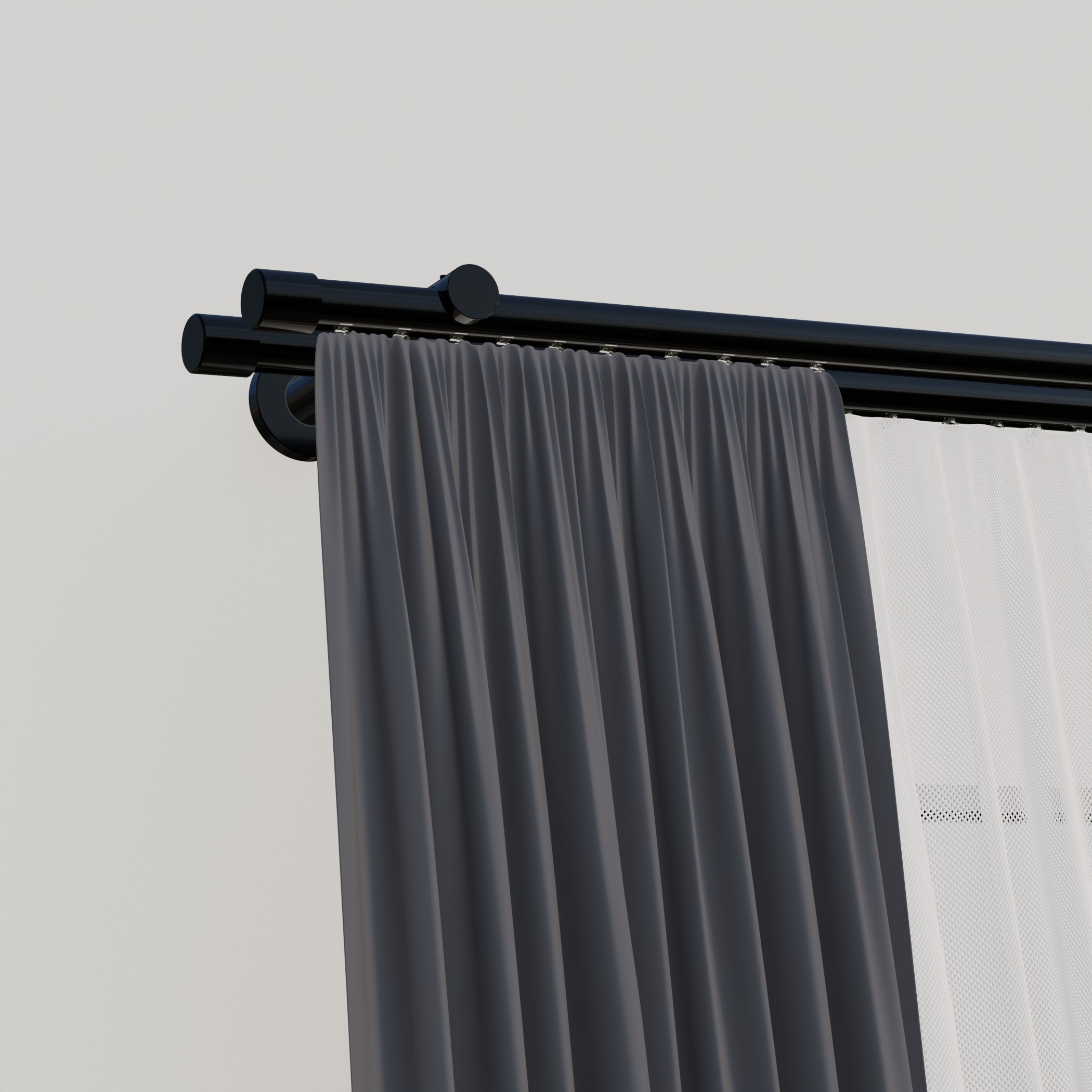 OTTO home Gardinenstange »Kappe 2-Lauf« Ø 20 mm 2 läufig-läufig Fixmaß Inne günstig online kaufen